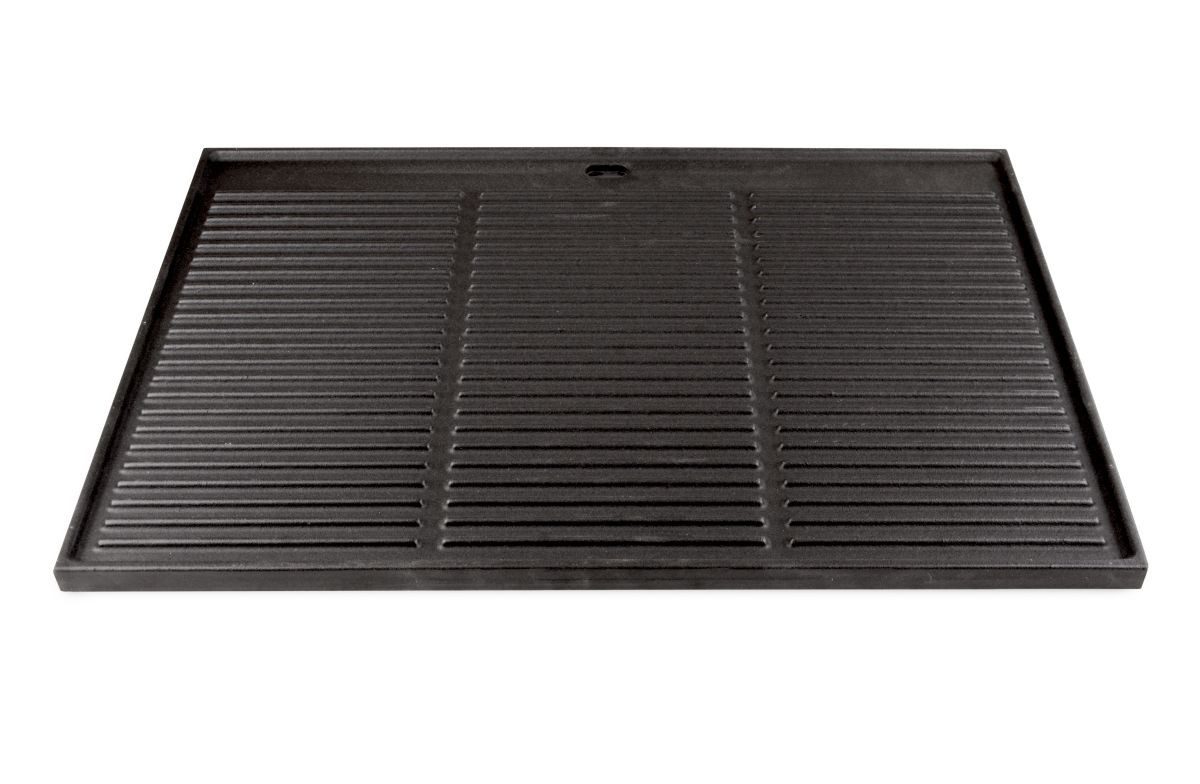 Grillrostprofi alles für den Grill Grillplatte GRILLPLATTE Gusseisen 48 x 34 cm, emailliert für Weber Genesis II, 48 x 34 cm aus emailliertem Gusseisen