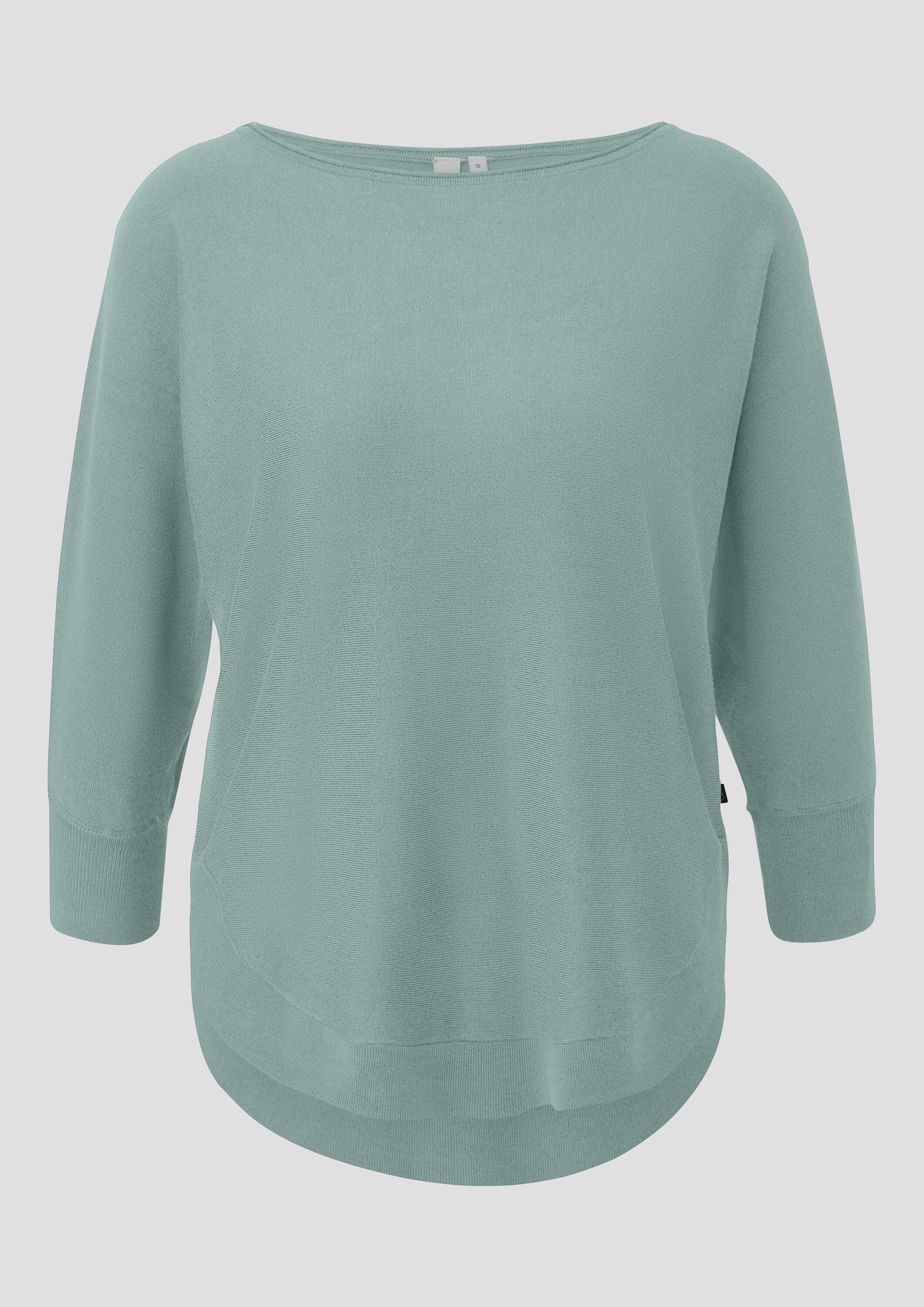 QS Longpullover Strickpullover Strickpullover mit Fledermausärmeln günstig online kaufen