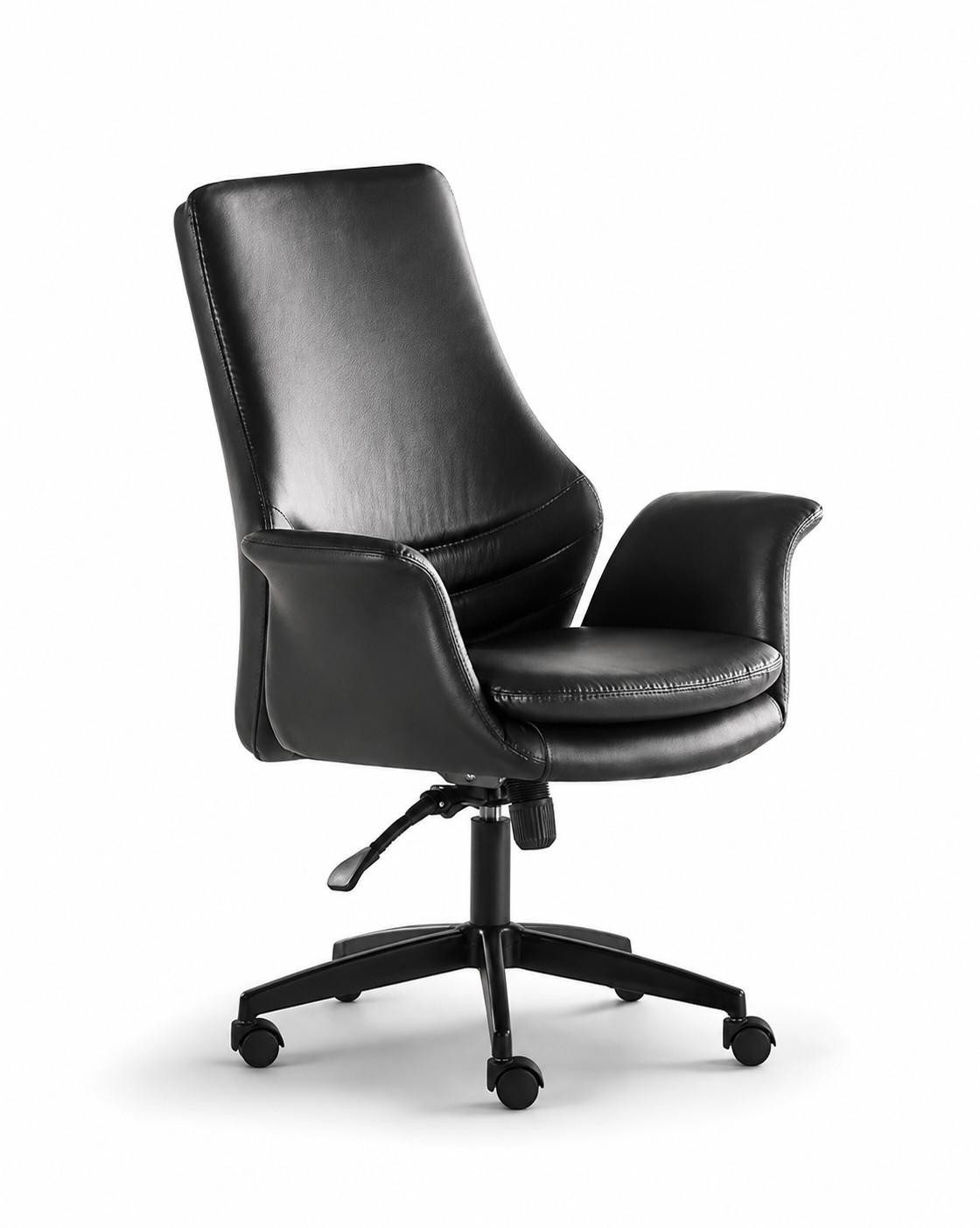Xlmoebel Chefsessel Managerstuhl Moderner Designer Stück Schwarz Büromöbel Leder (1-tlg., 1 St)