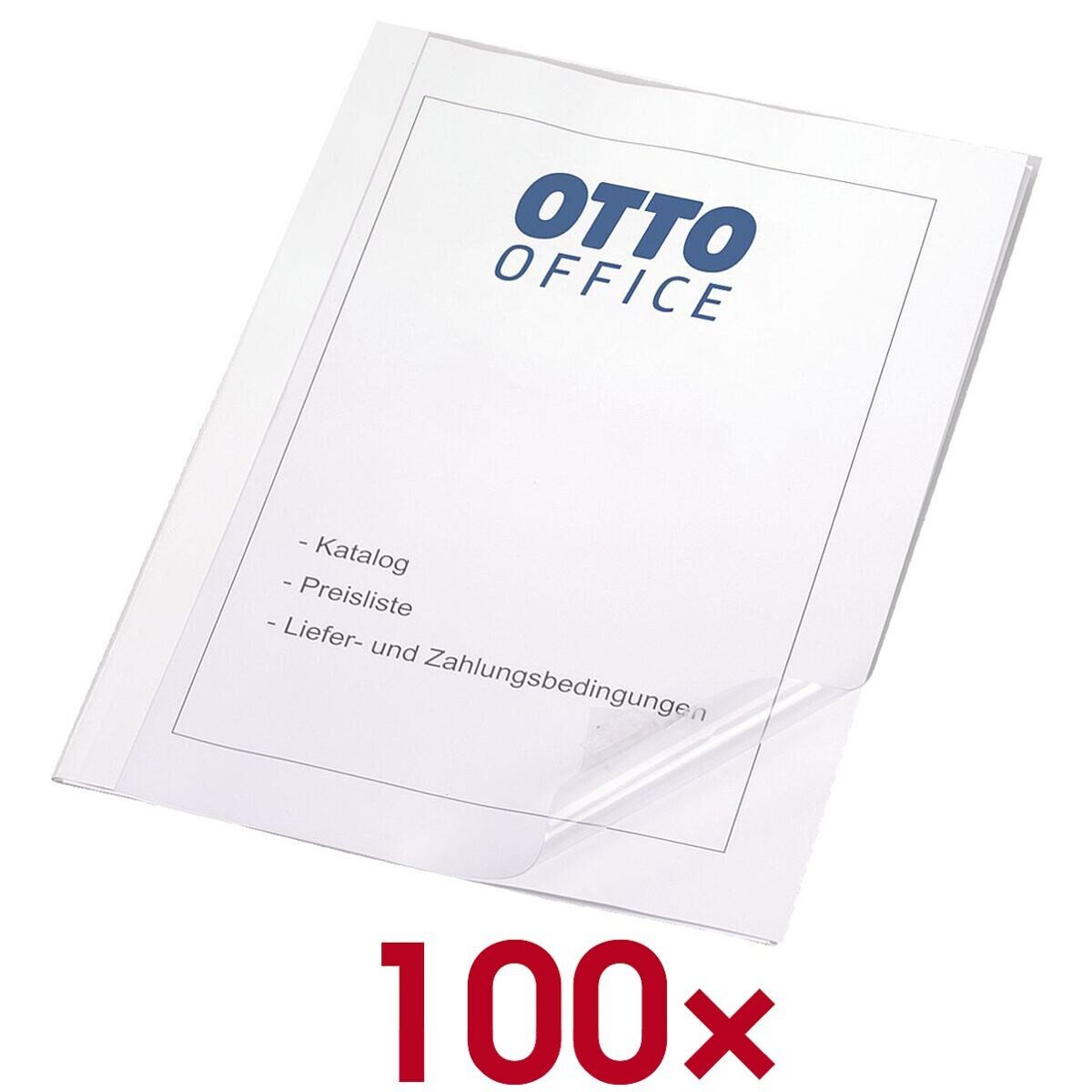 Otto Office Thermo-Bindemappe, 1.5 A4, bis 15 Blatt, (100-St)