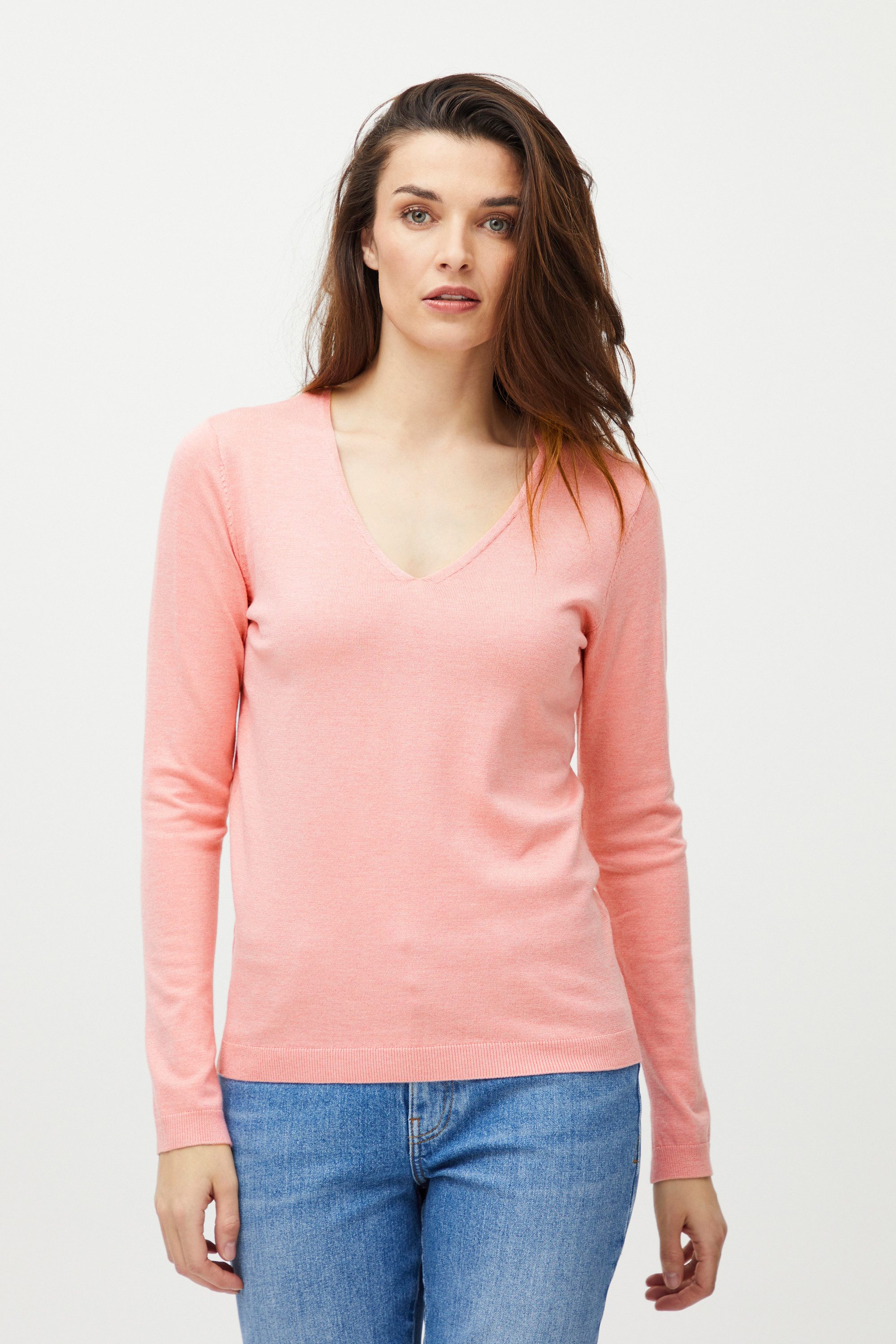 Pulz Jeans Strickpullover PZSARA LS Vneck Pullover