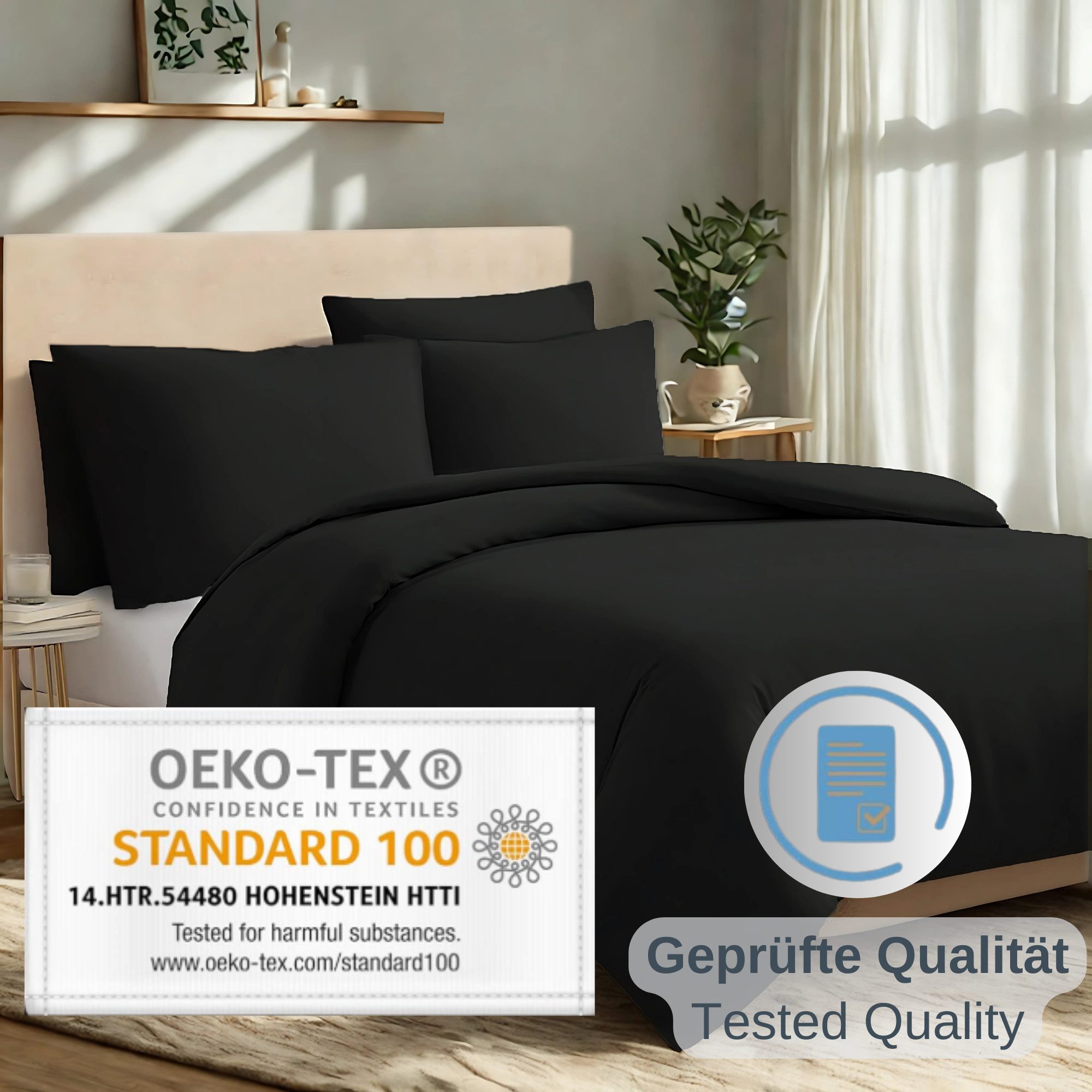 Komfortec Bettwäsche Premium, 135 x 200 bis 220 x 240 cm, 6 verschiedene Gr günstig online kaufen
