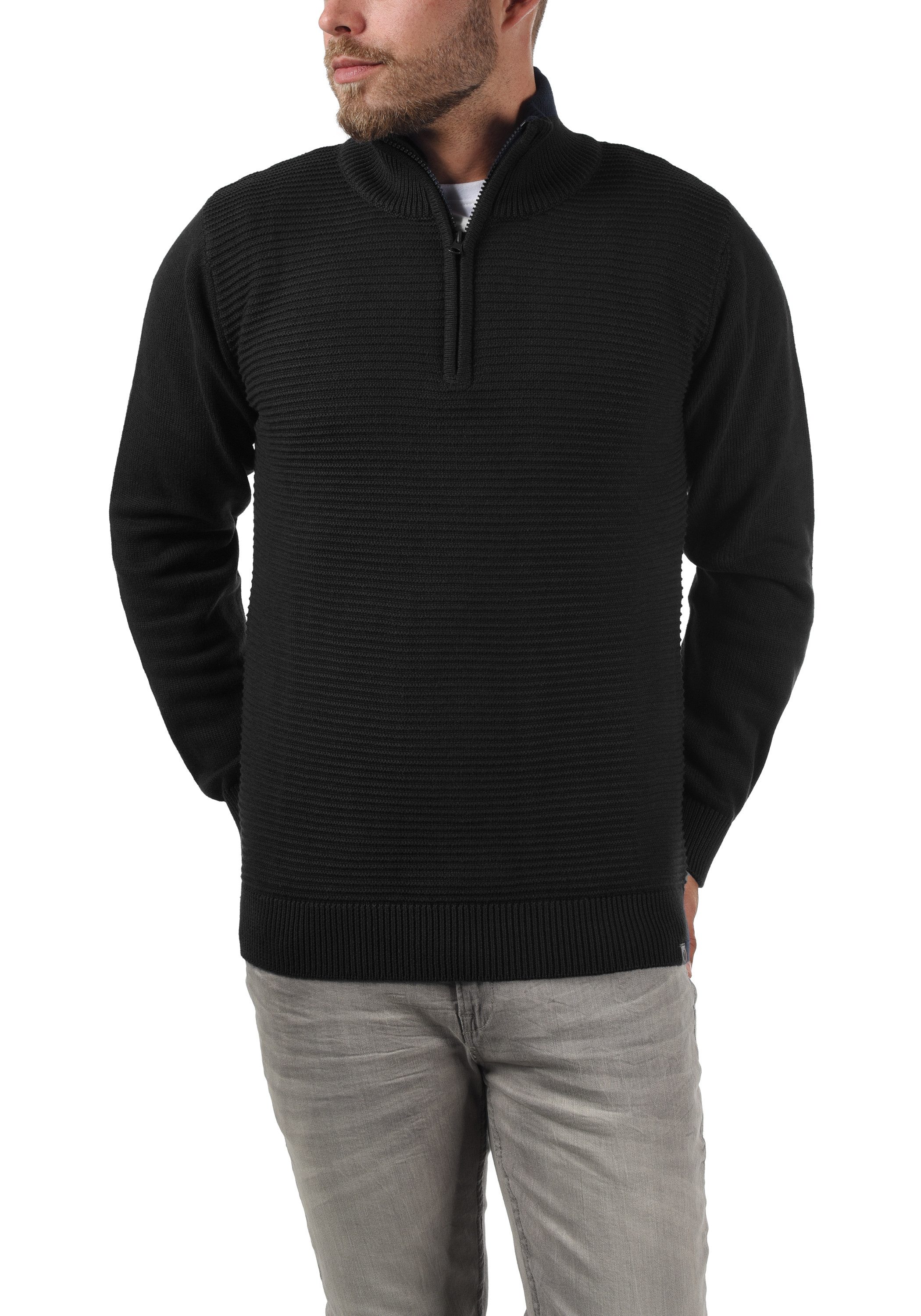 Indicode Troyer IDRichard Strickpulli mit Stehkragen günstig online kaufen