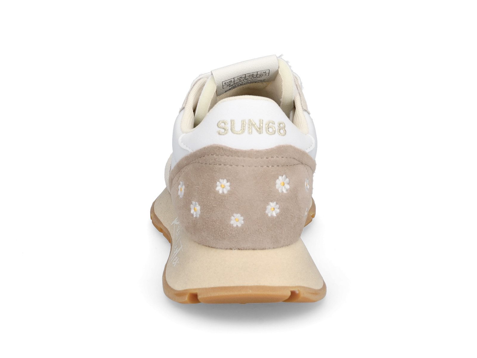 SUN 68 Sun68 Damen Sneaker Ally Vintage weiß taupe Sneaker