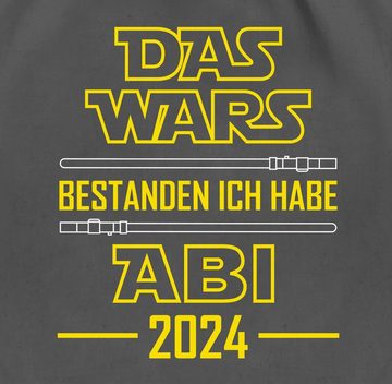 Shirtracer Turnbeutel Das Wars bestanden ich habe Abschluss 2024, Abitur & Abschluss 2024 Geschenk