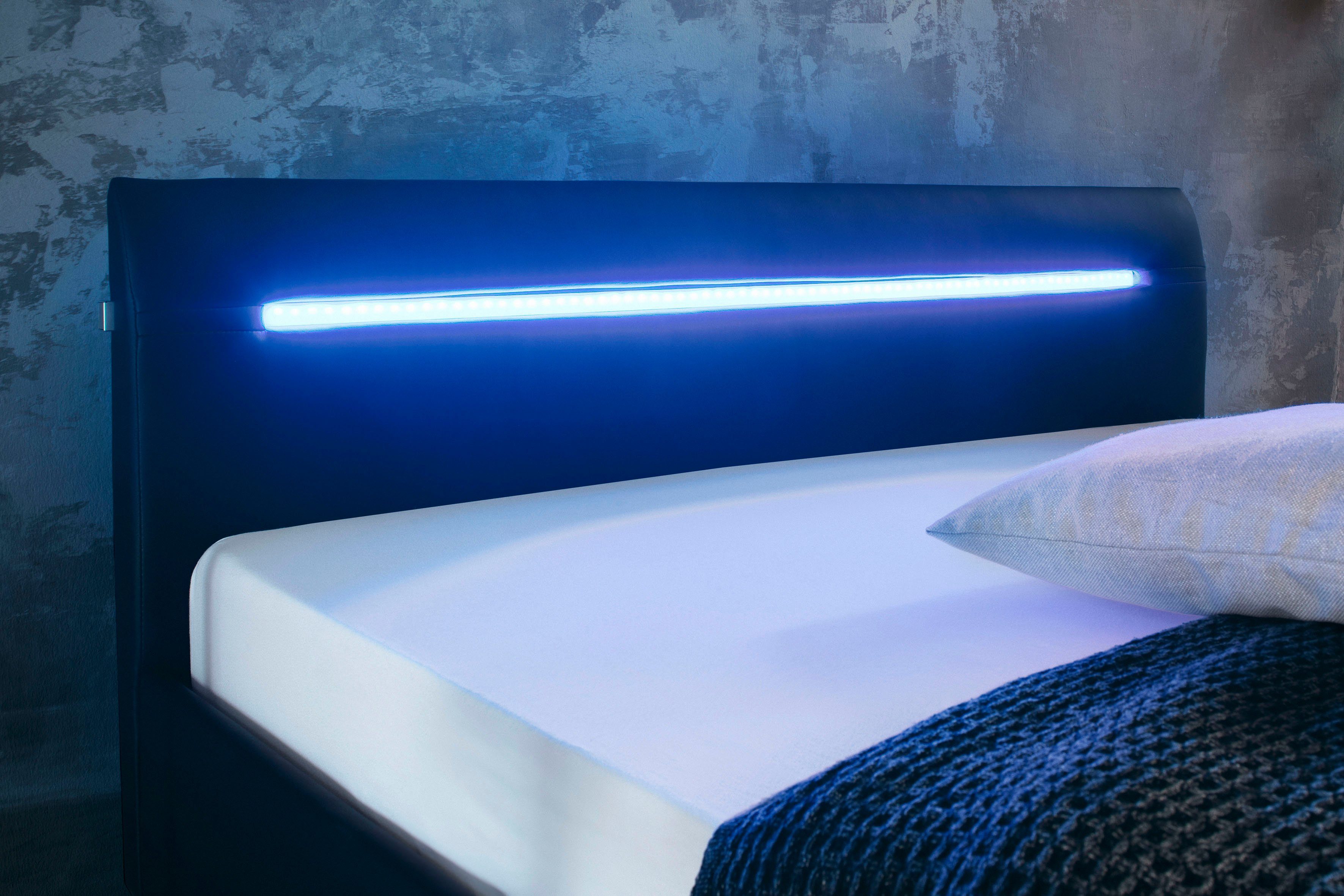 meise.möbel Polsterbett, mit LED-Beleuchtung-HomeTrends