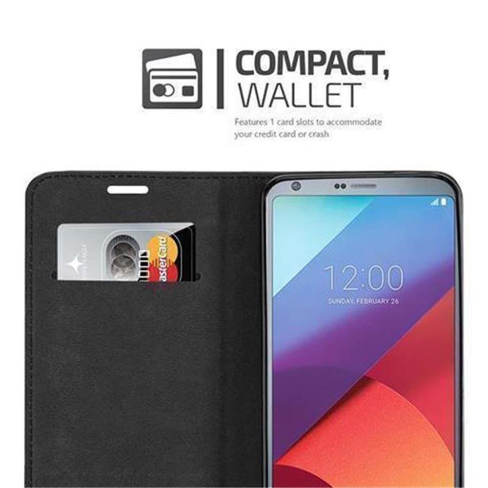 Cadorabo Handyhülle für LG G6 Hülle LG G6, Hülle Schutzhülle mit Standfunktion, Magnetverschluss und Kartenfach