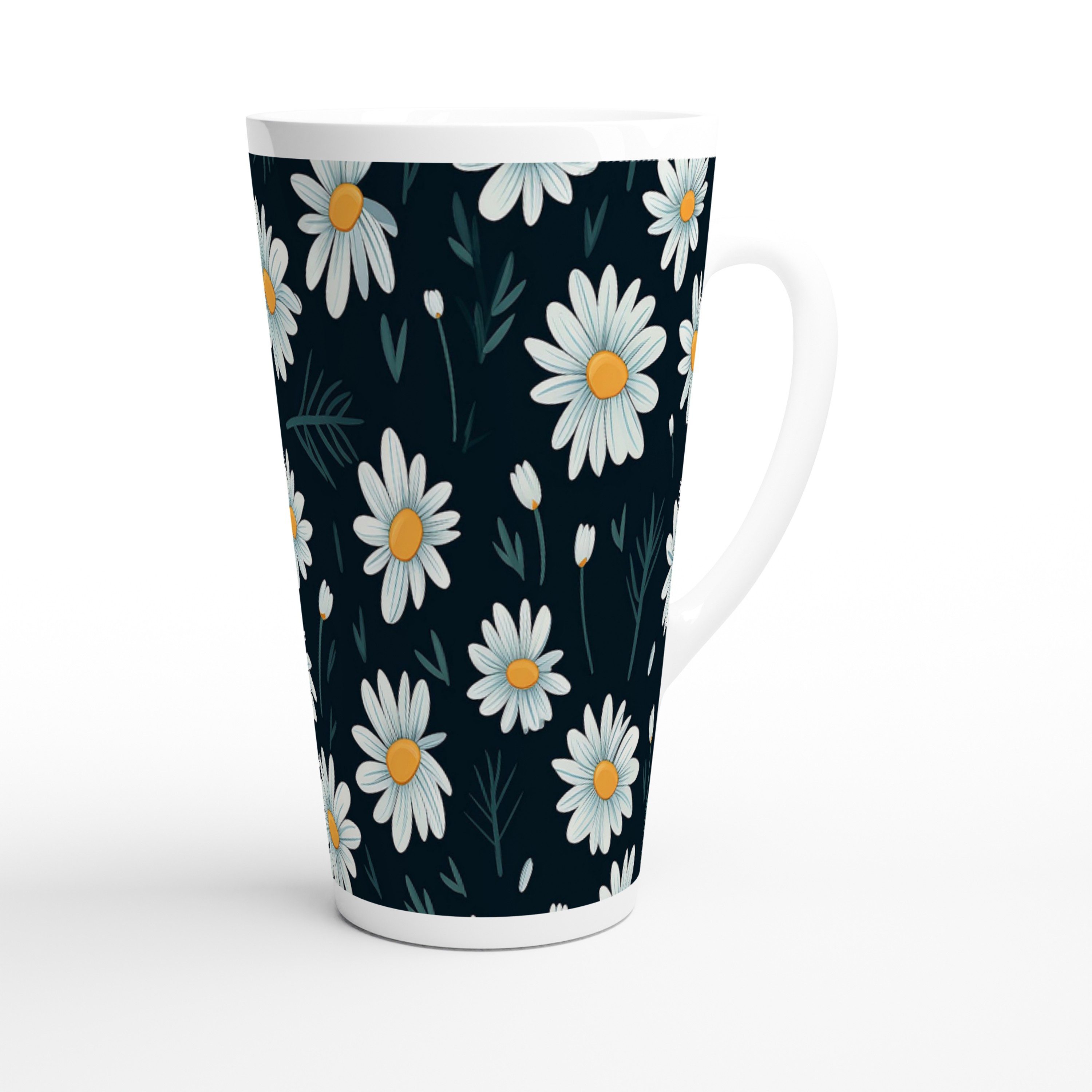 Alltagszauber Latte-Macchiato-Tasse - Jumbo-Becher DAISIES, Keramik ...