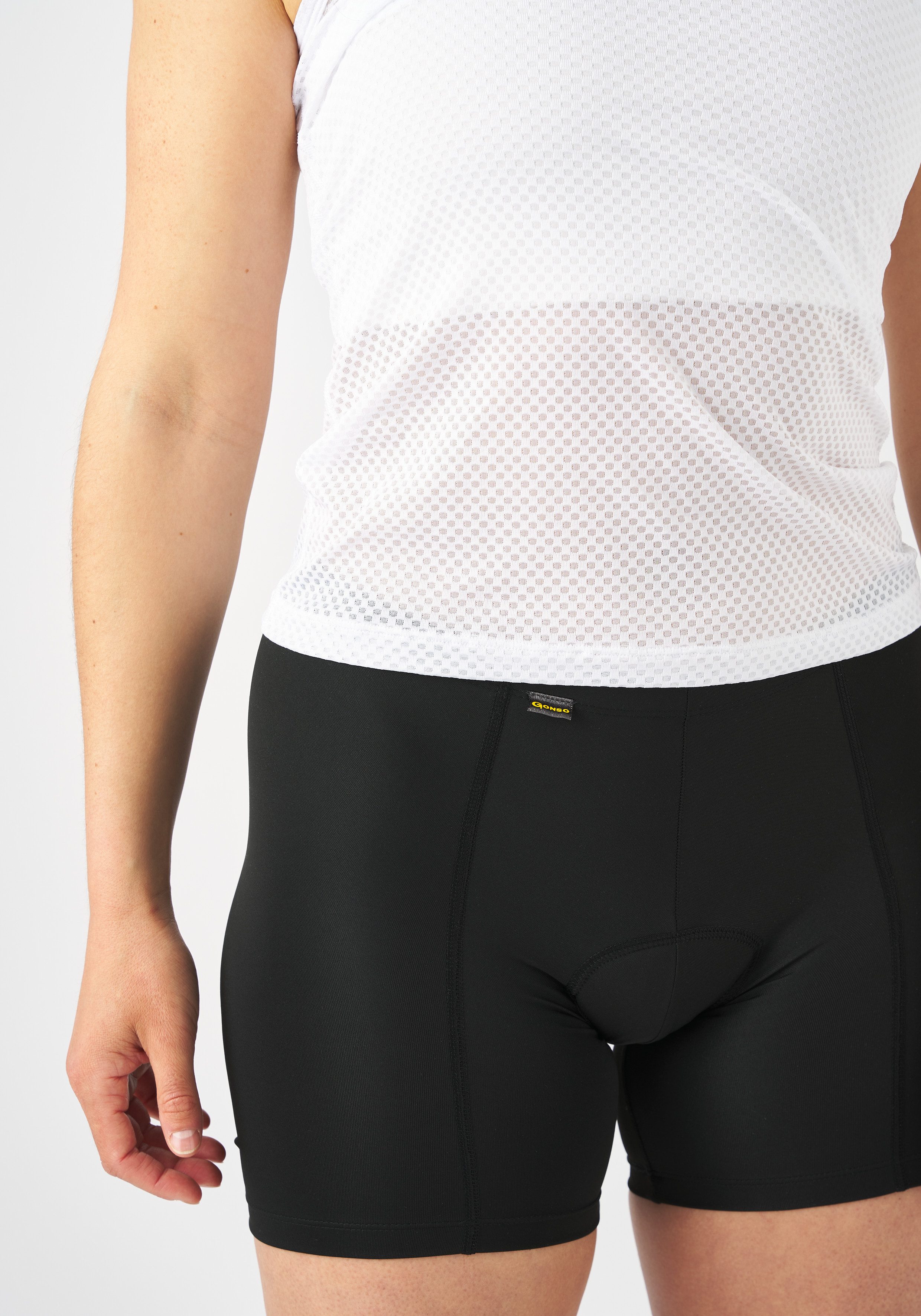 Gonso Fahrradhose Base Pants W Damen Fahrradunterhose, atmungsaktive Radhose, Sitzpolster, Tight fit