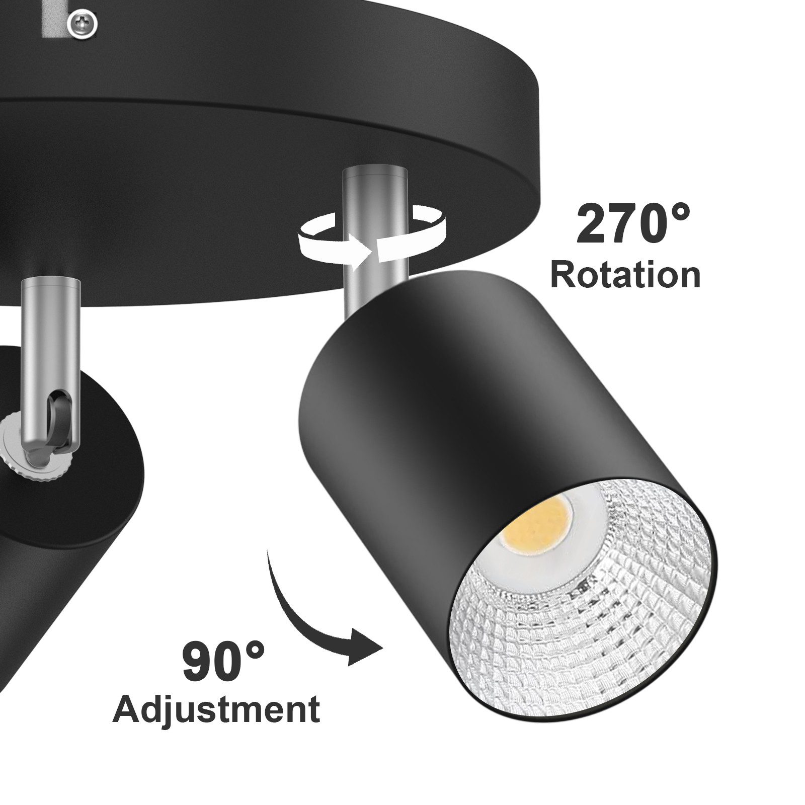 BlingBin Deckenstrahler Led Deckenleuchte GU10 - günstig online kaufen
