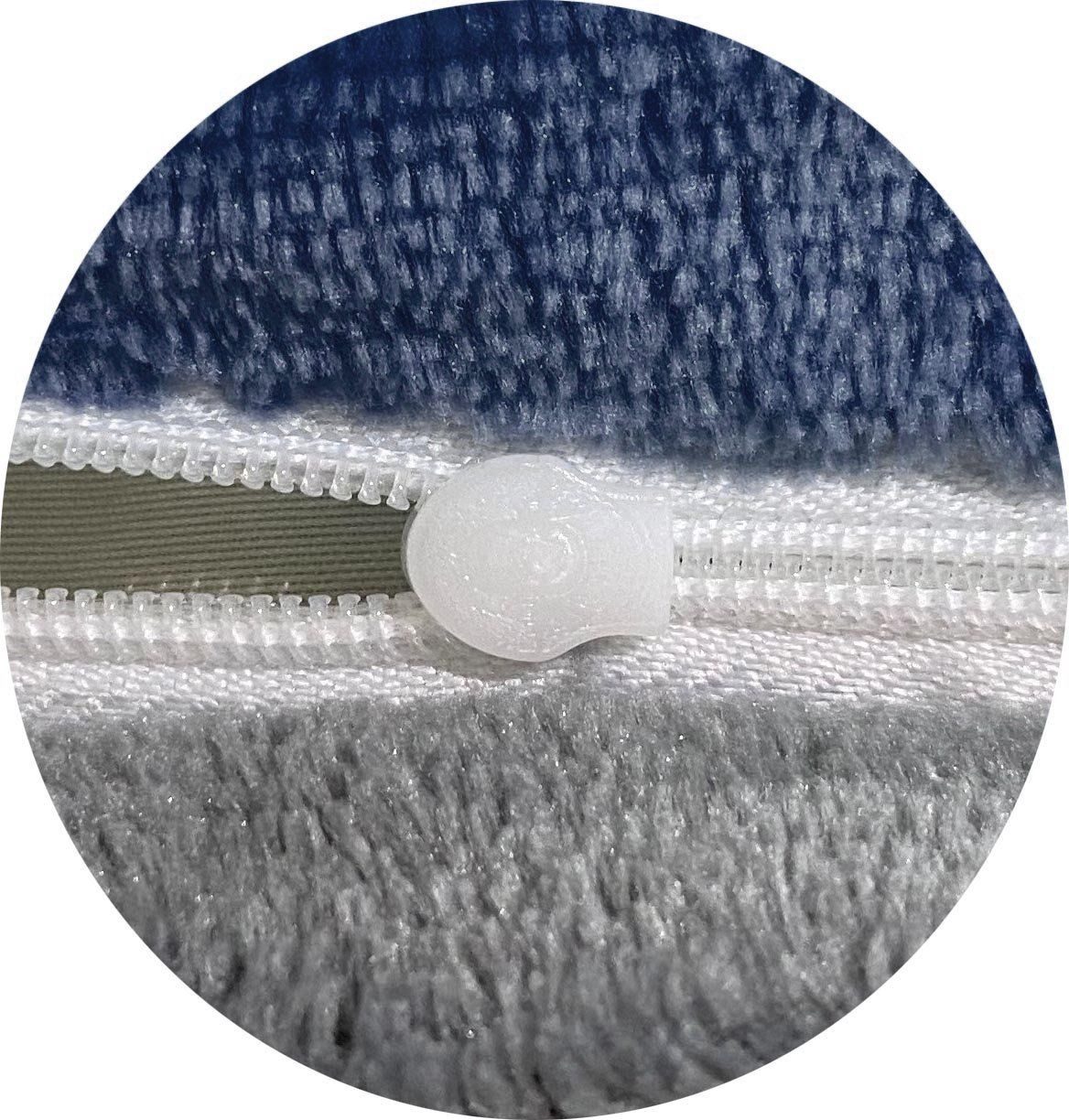 Leonado Vicenti Bettwäsche Winter Teddy Plüsch Cashmere Touch, Fleece, 2 teilig, flauschig warmes Nicky-Teddy-Plüsch, Einfarbig