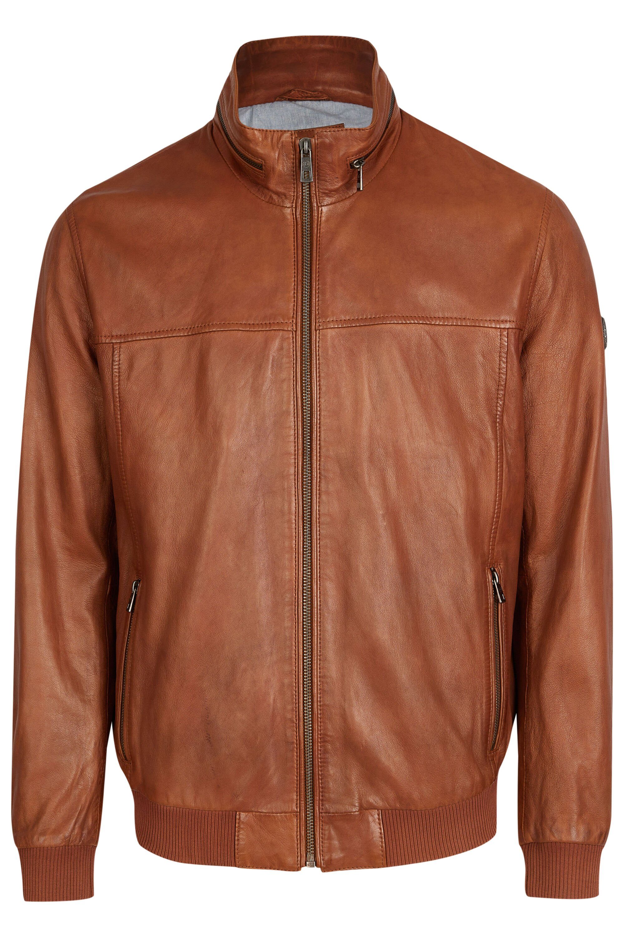 bugatti Lederjacke BUFABIANO (1-St) mit Riegeln günstig online kaufen