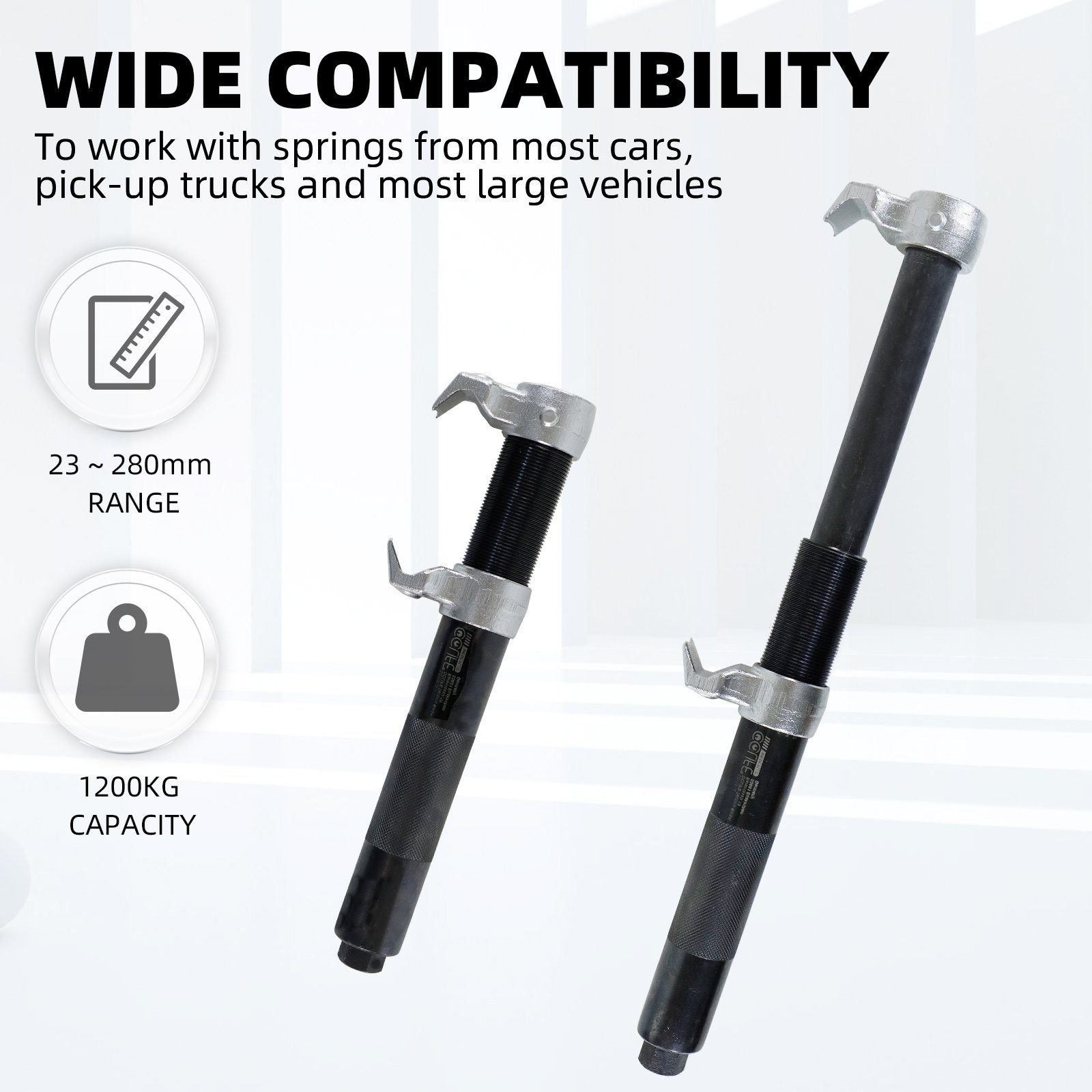 CCLIFE Werkzeugset 1,2T Auto Federspanner Set, bis 280mm