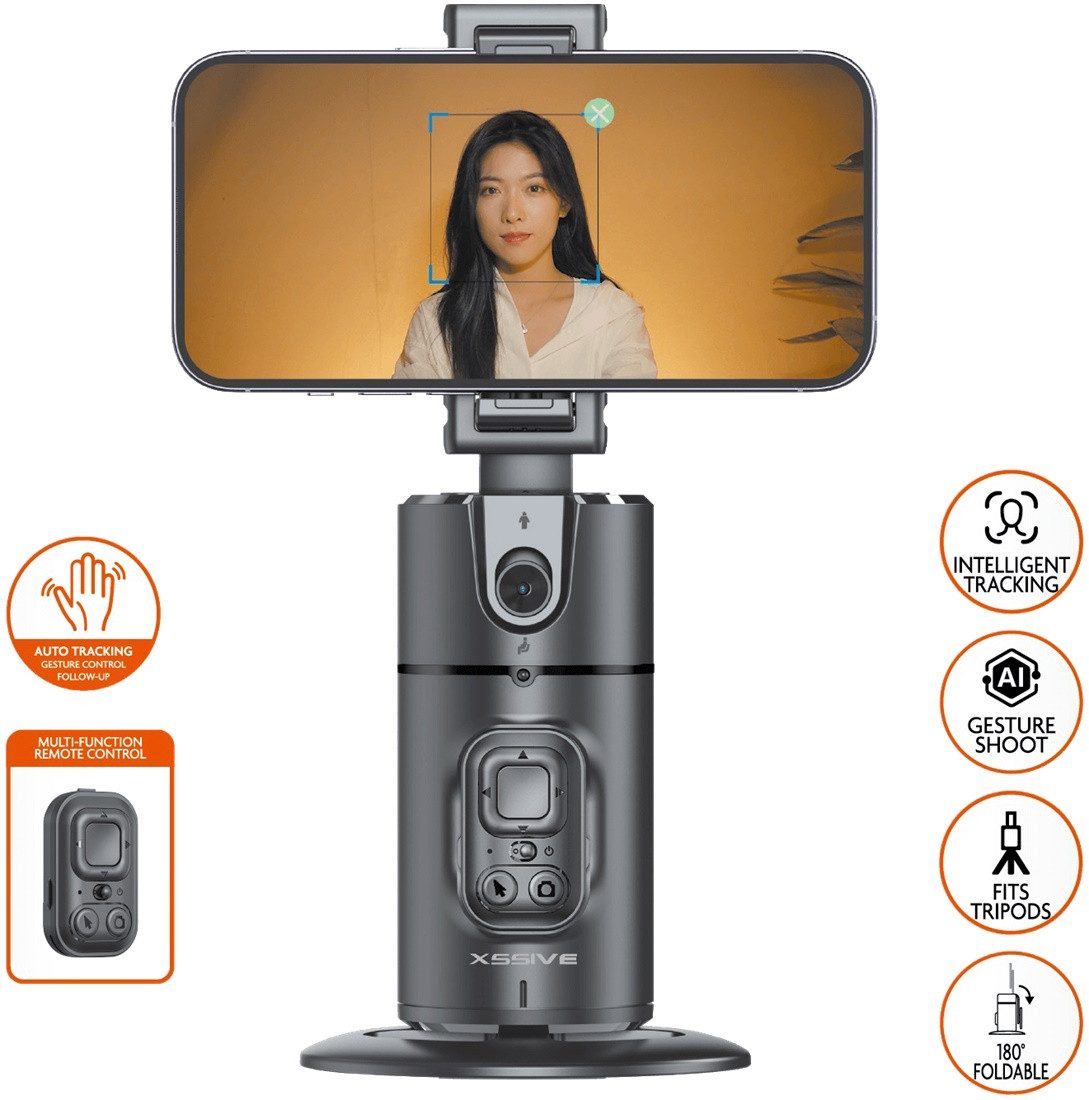 Xssive Xssive AI Gesichtsverfolgung Desktop Selfie Stick XSS-FT02 Selfiestick