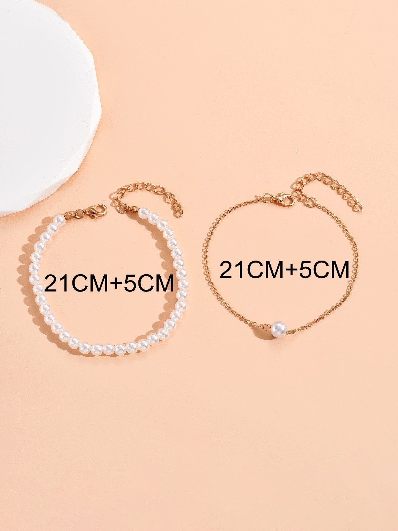 YRIIOMO Fußkette Stilvolle Fußkette mit geometrischem günstig online kaufen