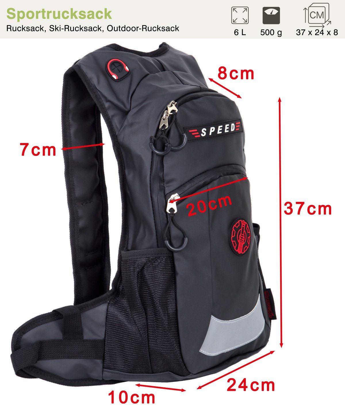 compagno Daypack, Mittelgroßer Rucksack Sport Fahrrad günstig online kaufen