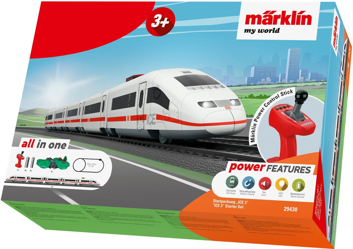 Modelleisenbahn-Set Märklin my world - Startpackung ICE 3 - 29430