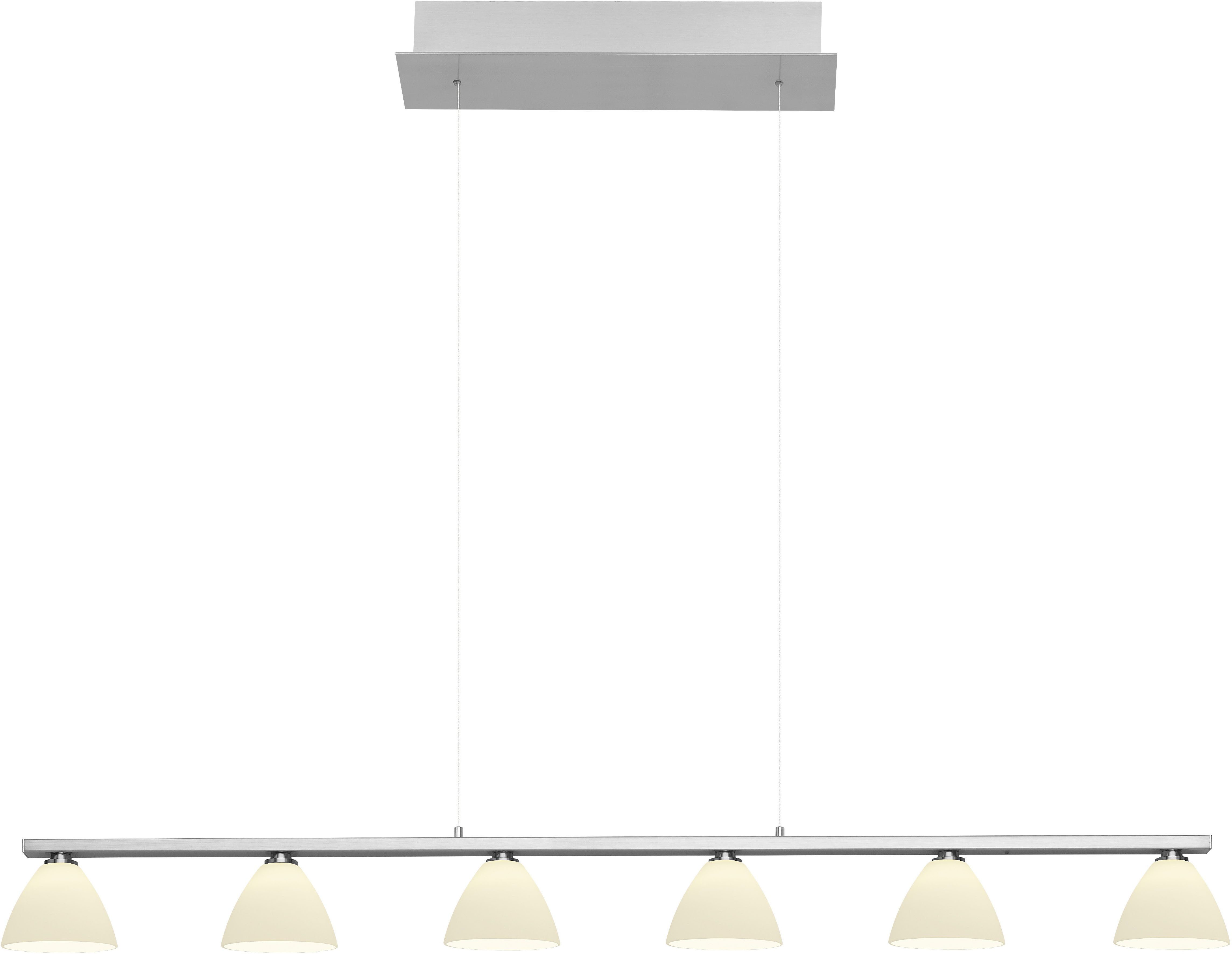 HELL höllisch gutes Licht LED Pendelleuchte MONA, LED fest integriert, Warmweiß, Tastdimmer, Stufenlos höhenverstellbar