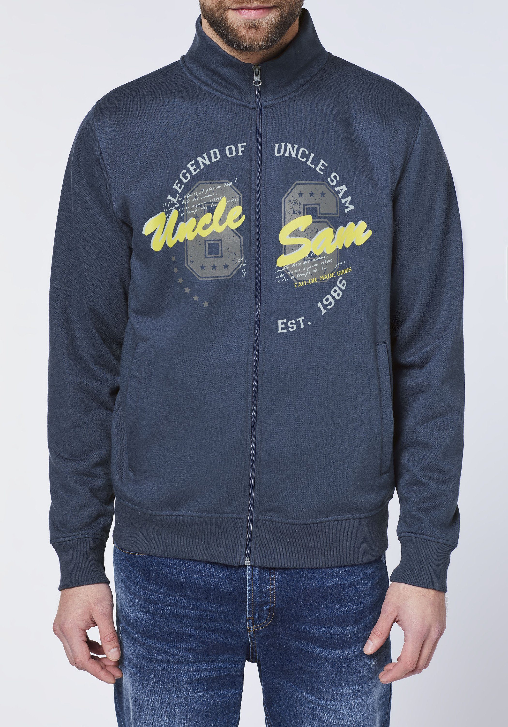 Sam im Logo-Design Uncle Sweatjacke