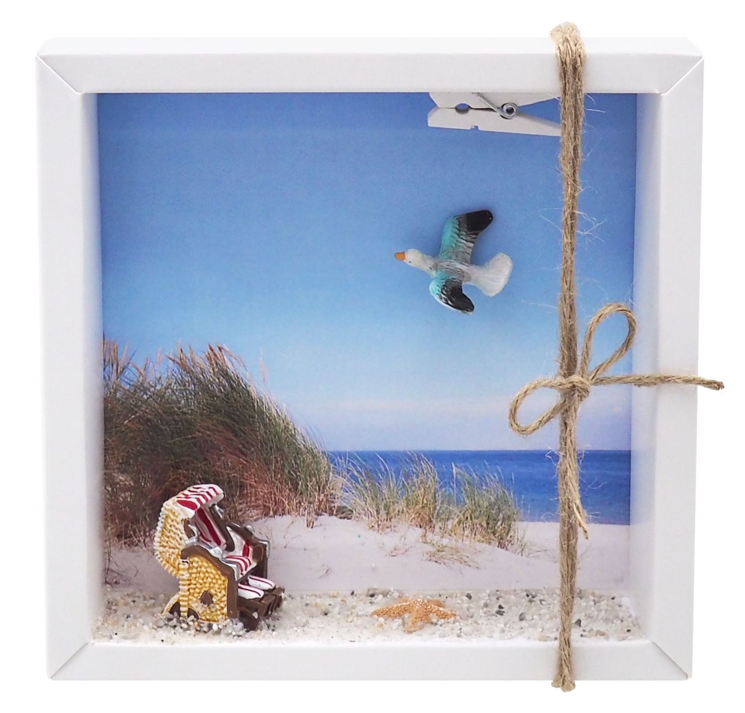 ZauberDeko Geschenkbox Geldgeschenk Nordsee Ostsee Strandkorb günstig online kaufen