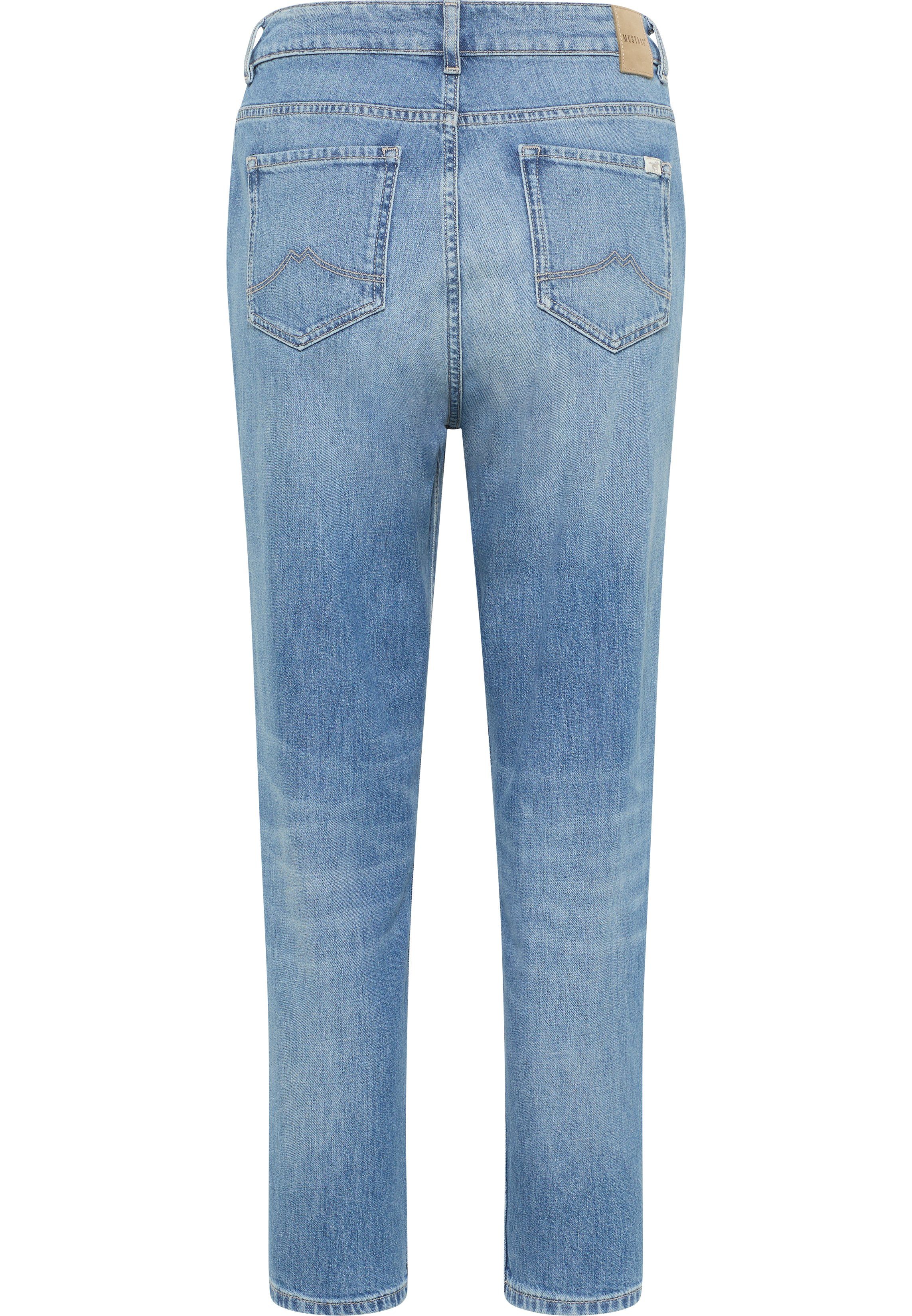 Tapered Charlotte Tapered-fit-Jeans Style MUSTANG hellblau-5000402