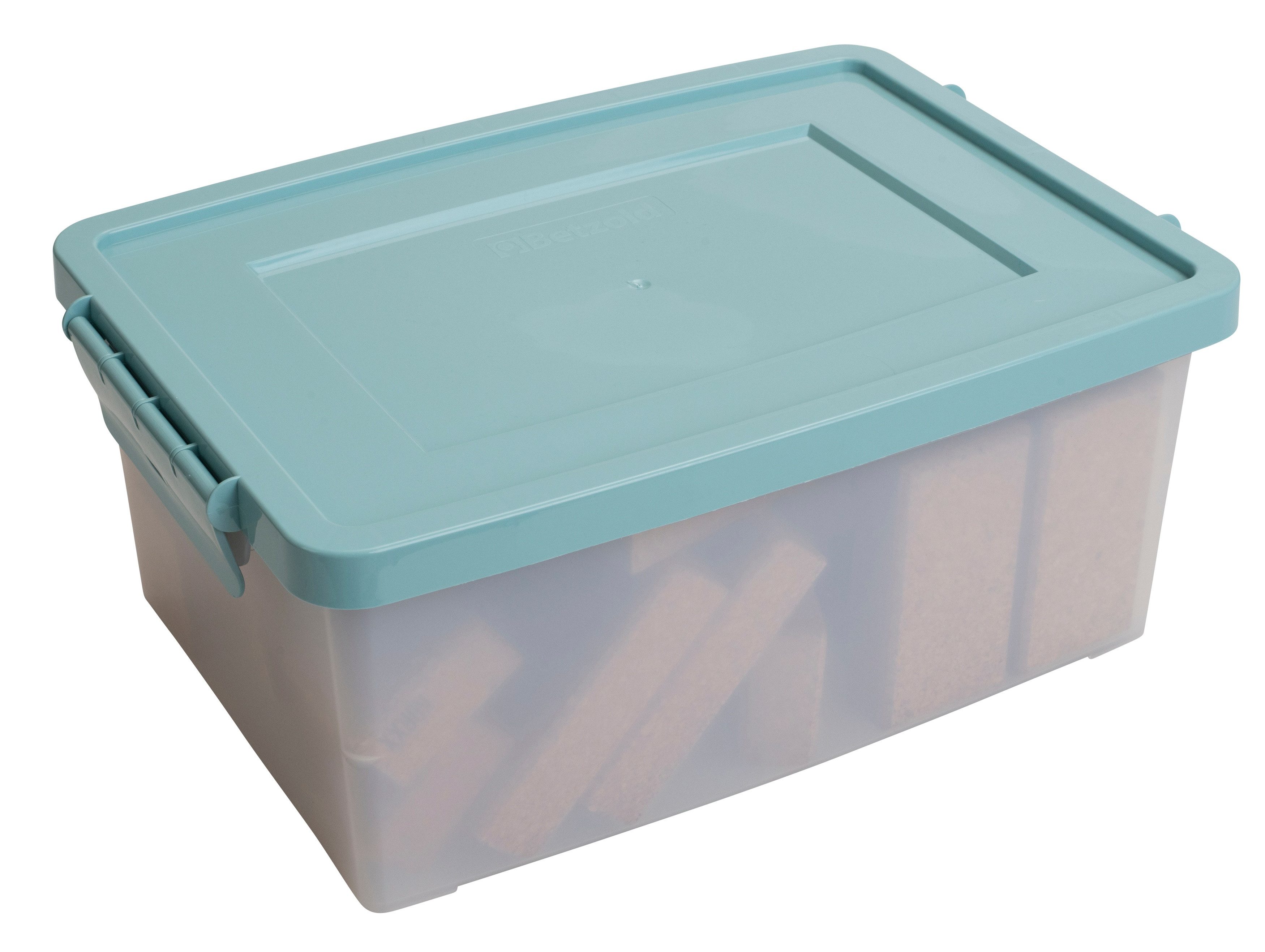 Betzold Aufbewahrungsbox Aufbewahrungsbox, 16 x 39,5 x 27,5 cm, weiß-transparent, treeNside