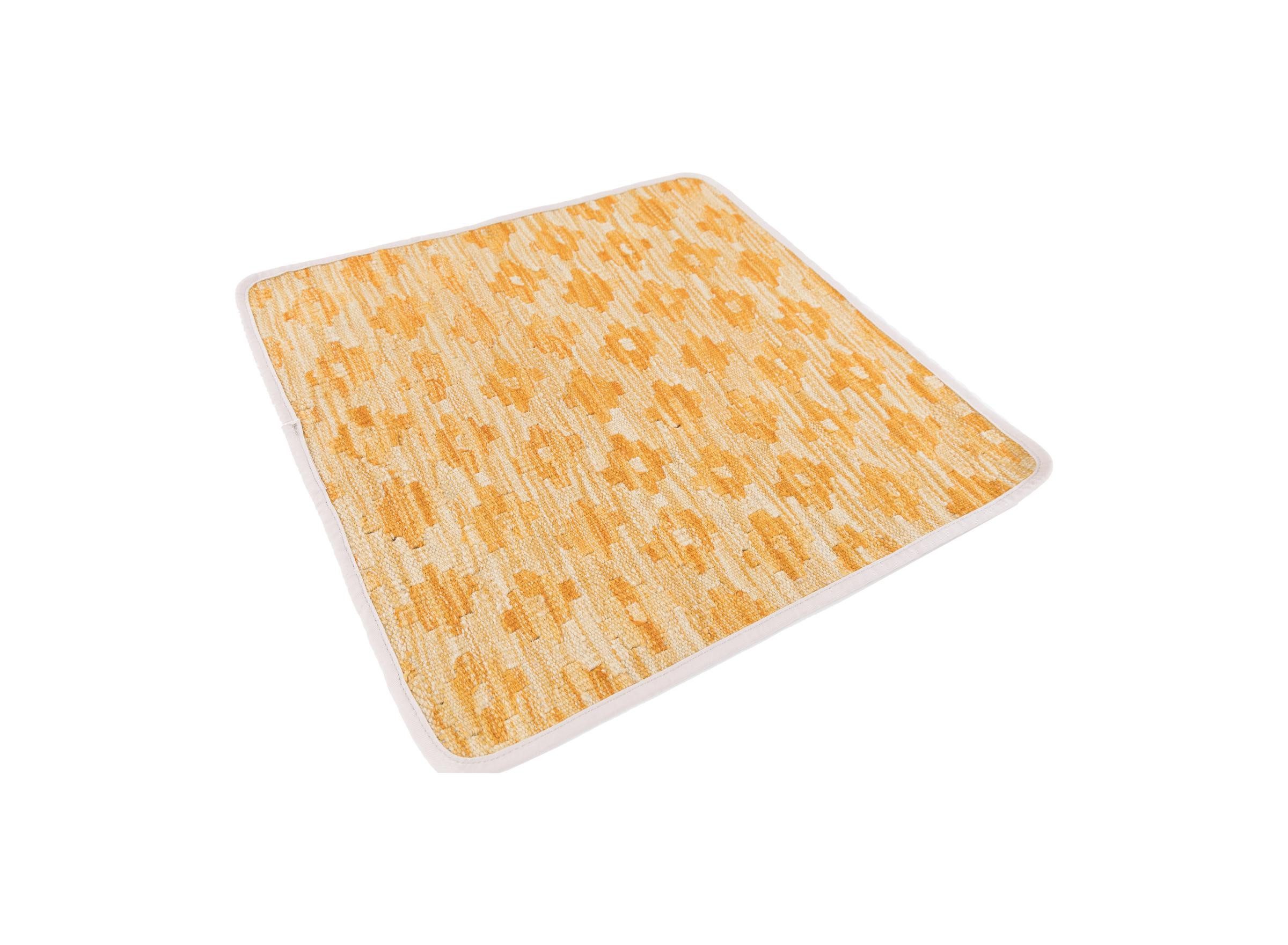 Nain Trading Orientteppich Kelim Afghan Kissenbezug 50x50 Handgewebter Orientteppich Quadratisch, quadratisch, Höhe: 5 mm