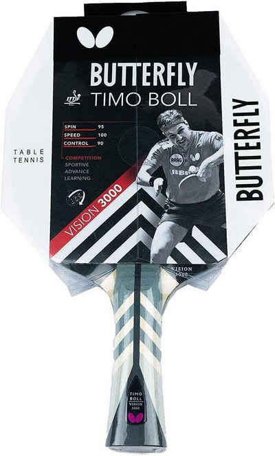 Butterfly Tischtennisschläger »Timo Boll Vision 3000«, Tischtennis Schläger Racket Table Tennis Bat
