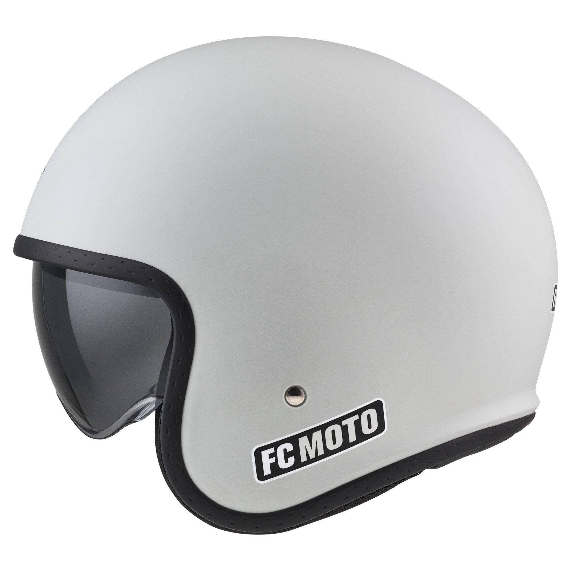 FC-Moto Motorradhelm G-295 Jethelm, herausnehmbares Innenfutter,integriertes Sonnenvisier