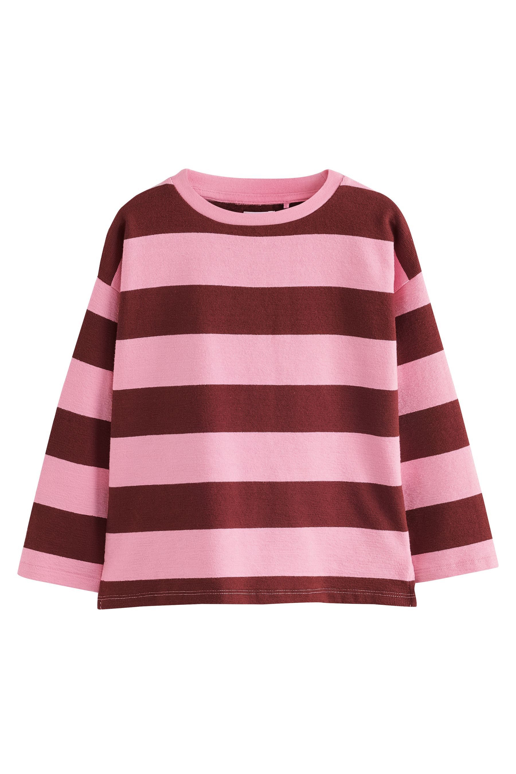 Next Langarmshirt Strukturierte Langarmshirts (1-tlg)