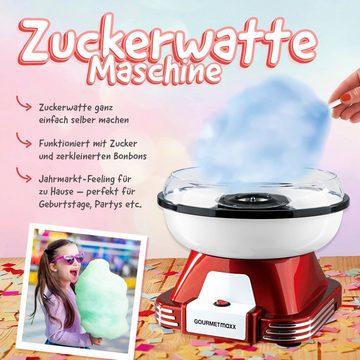 GOURMETmaxx Zuckerwattemaschine @Home, Zuckerwatte, Party, Kindergeburtstag