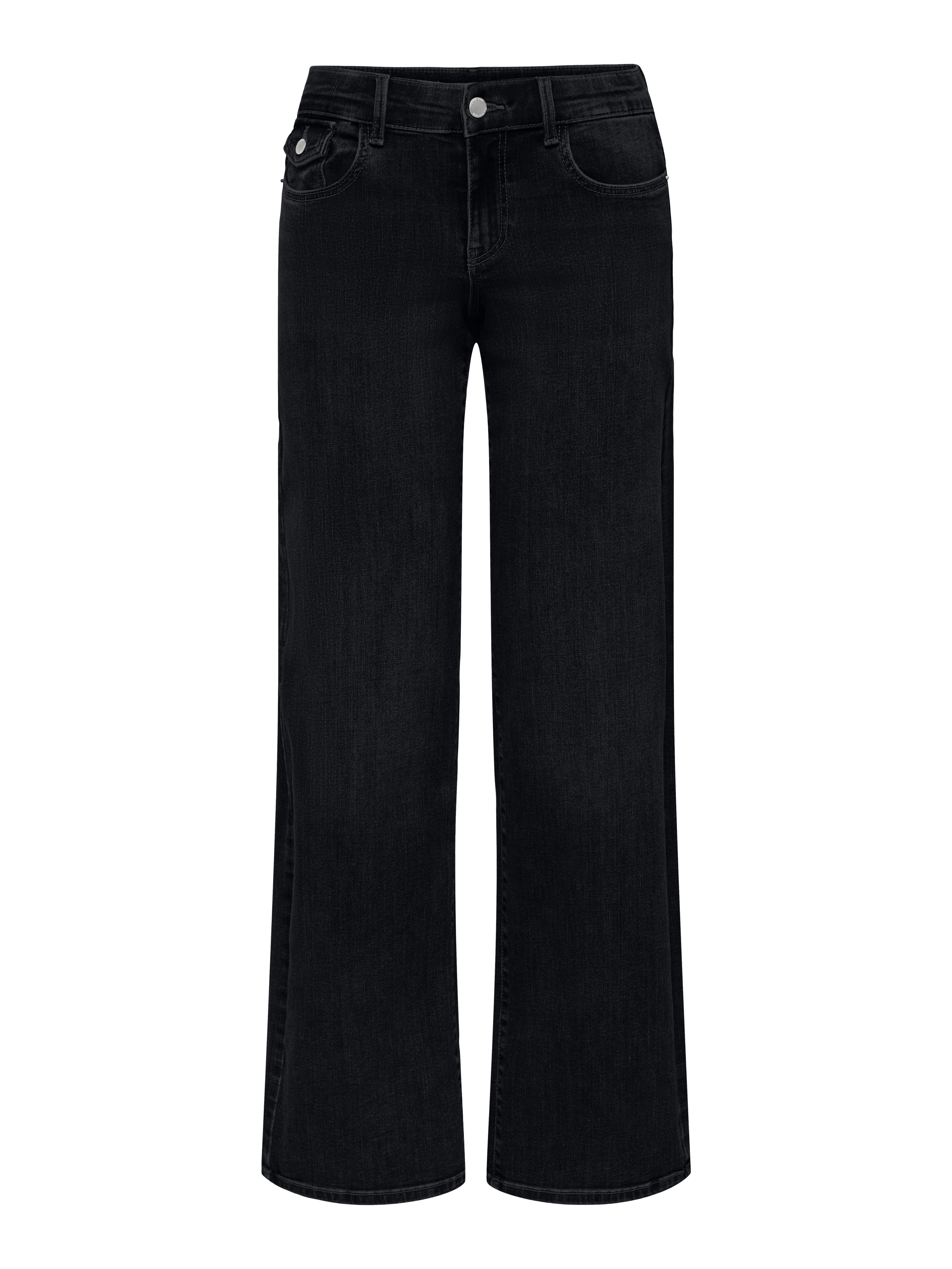 ONLY Weite Jeans ONLLILO REG WIDE DNM PIM BF Baumwollmischung, wide fit
