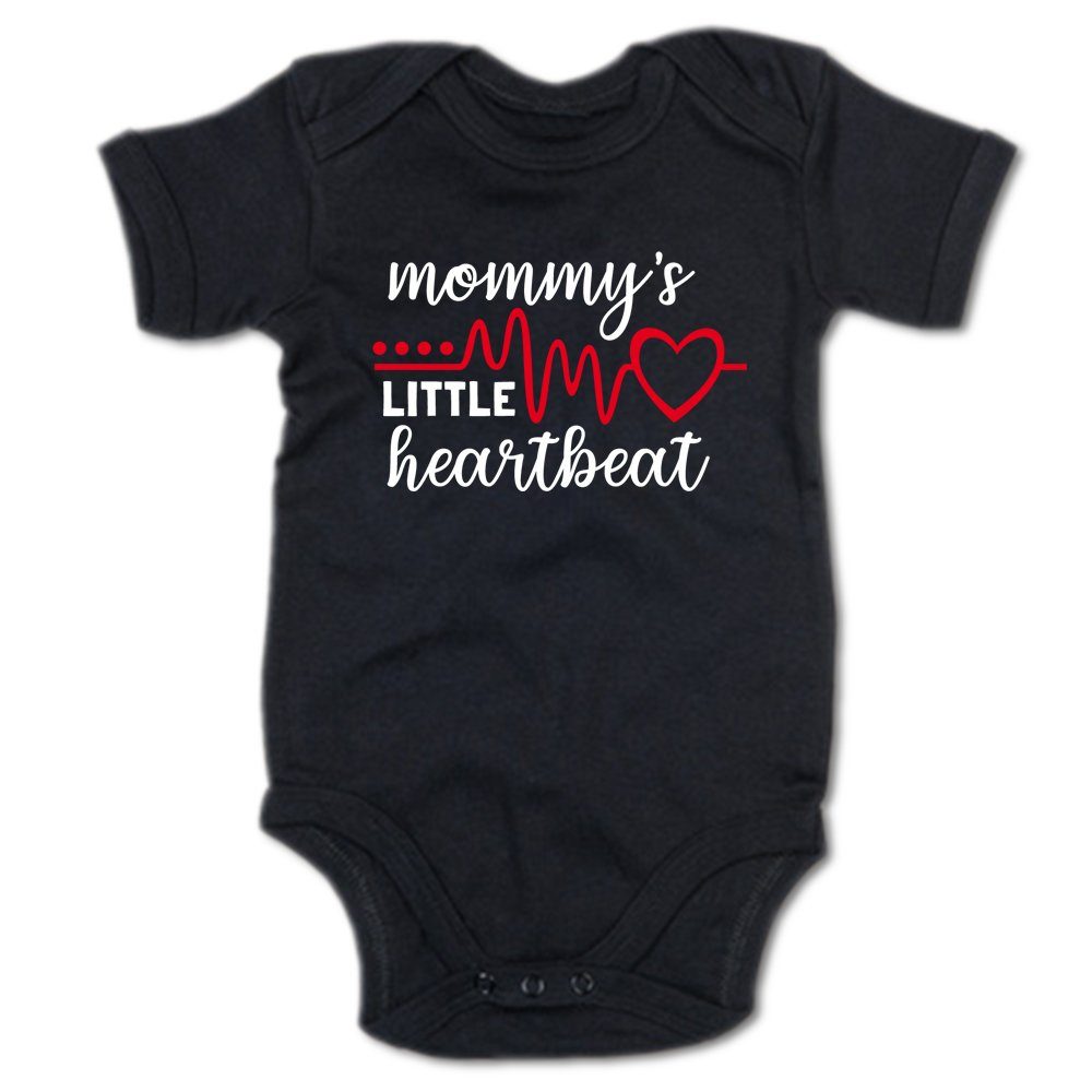 Kurzarmbody Mommys little heartbeat
