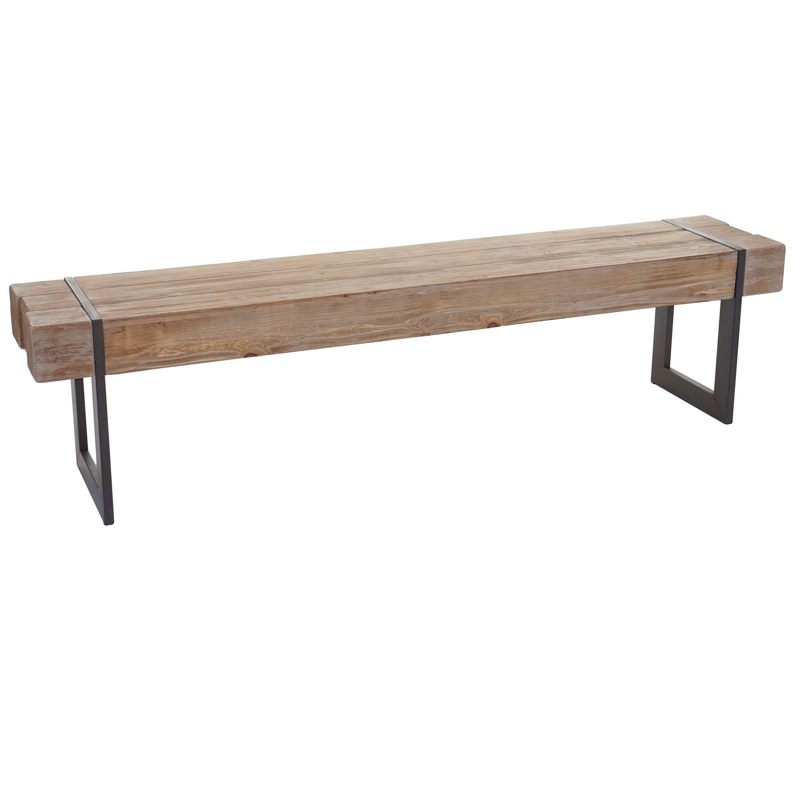 MCW Sitzbank MCW-A15-SB, Standfeste Konstruktion, Inklusive Fußbodenschoner, Industrial Look