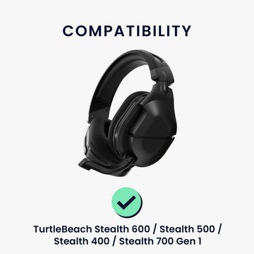 kwmobile 2x Ohr Polster für TurtleBeach Stealth 600 / Stealth 500 / Stealth 400 HiFi-Kopfhörer (Ohrpolster Kopfhörer Kunstleder für Over Ear Headphones Cooling Effekt)