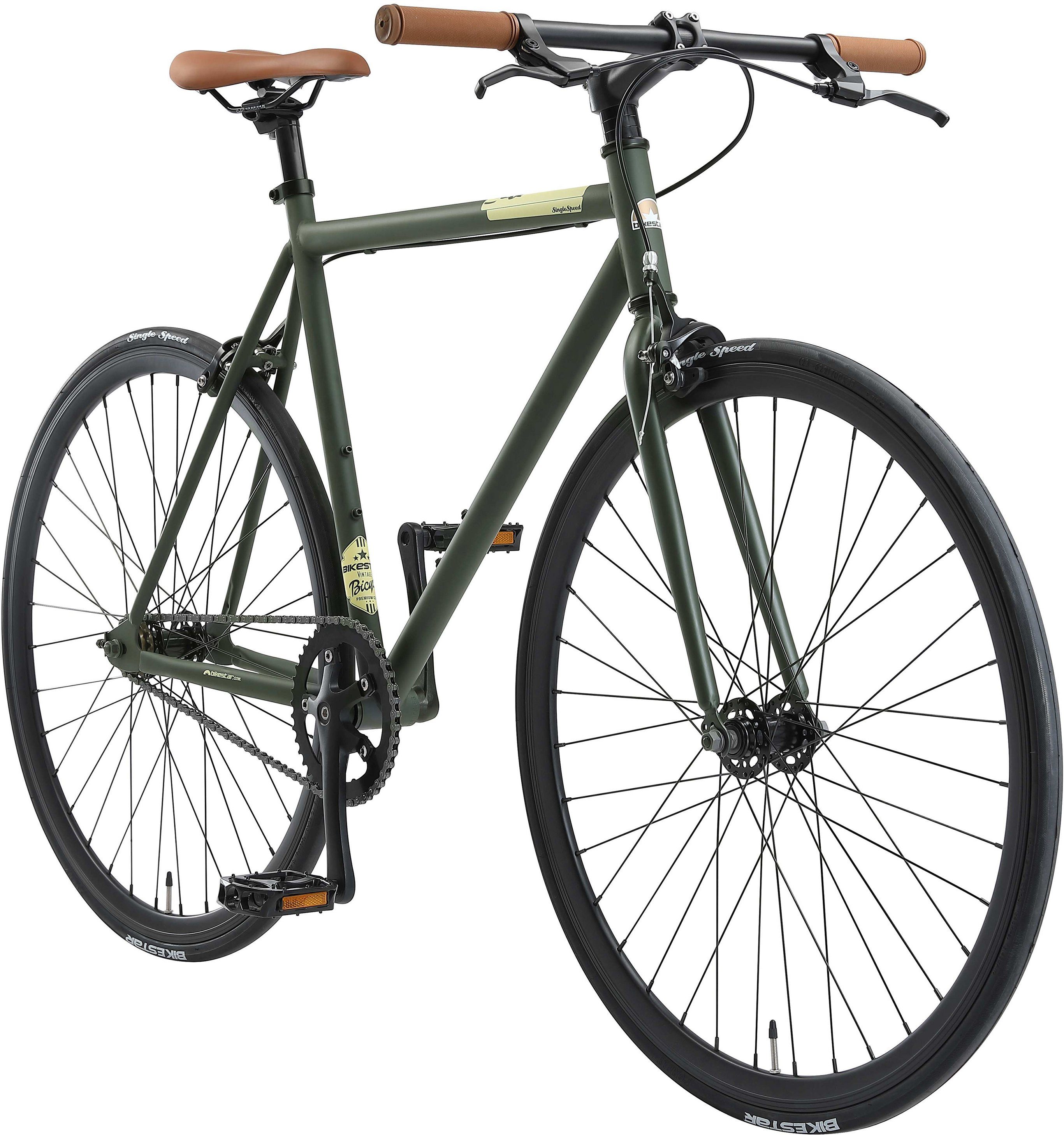 Bikestar Singlespeed, 1-speed Shimano, for men and women