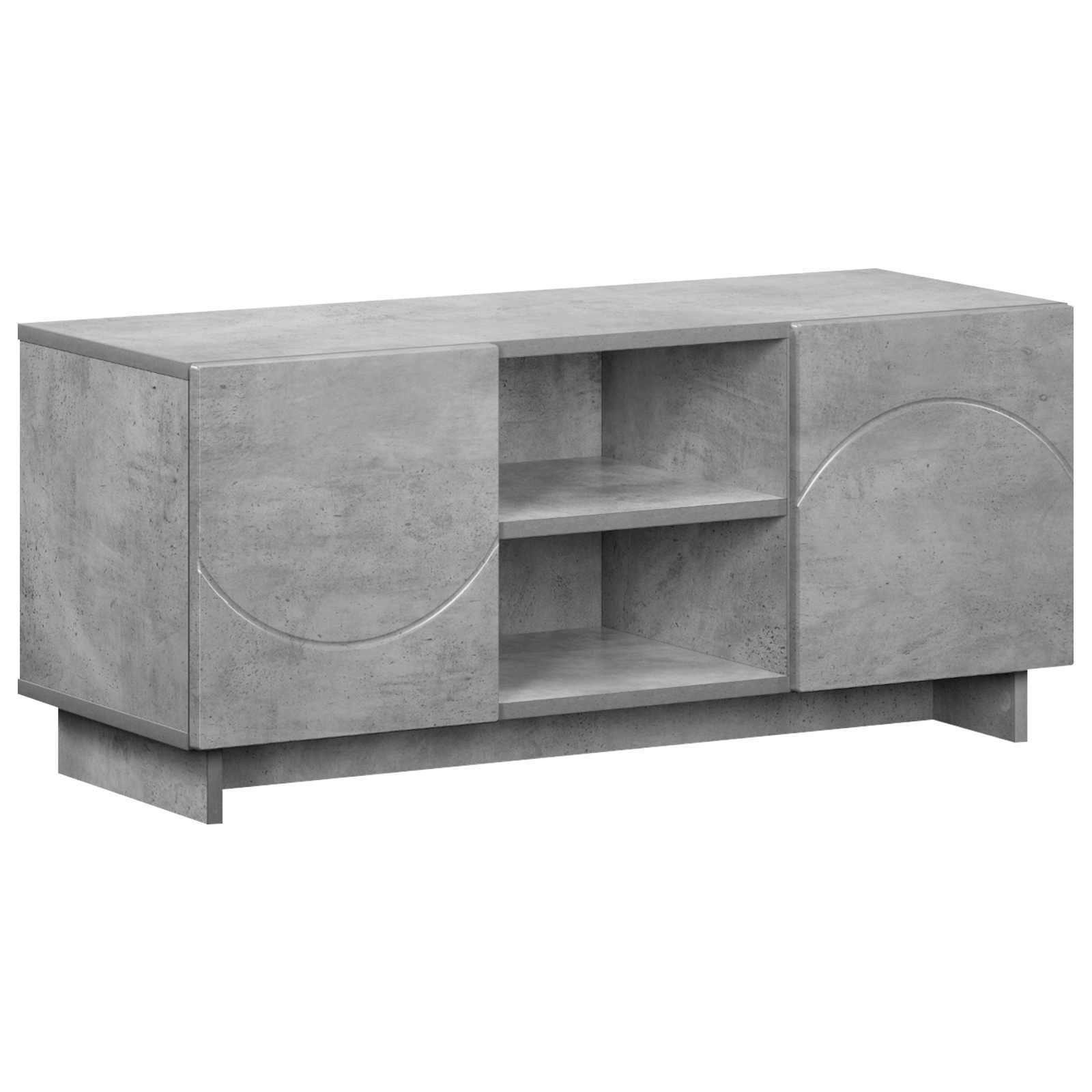 vidaXL TV-Schrank TV-Ständer 90 x 34,5 x 40 cm Betongrau Holzwerkstoff (1-St)