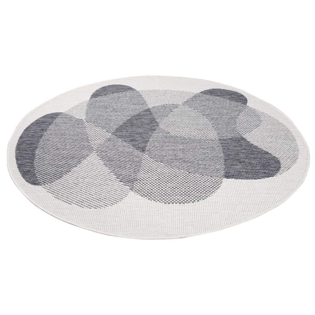 Carpet City Outdoorteppich "DUO RUG 5835" rund 5 mm Höhe Wendeteppich Wette günstig online kaufen