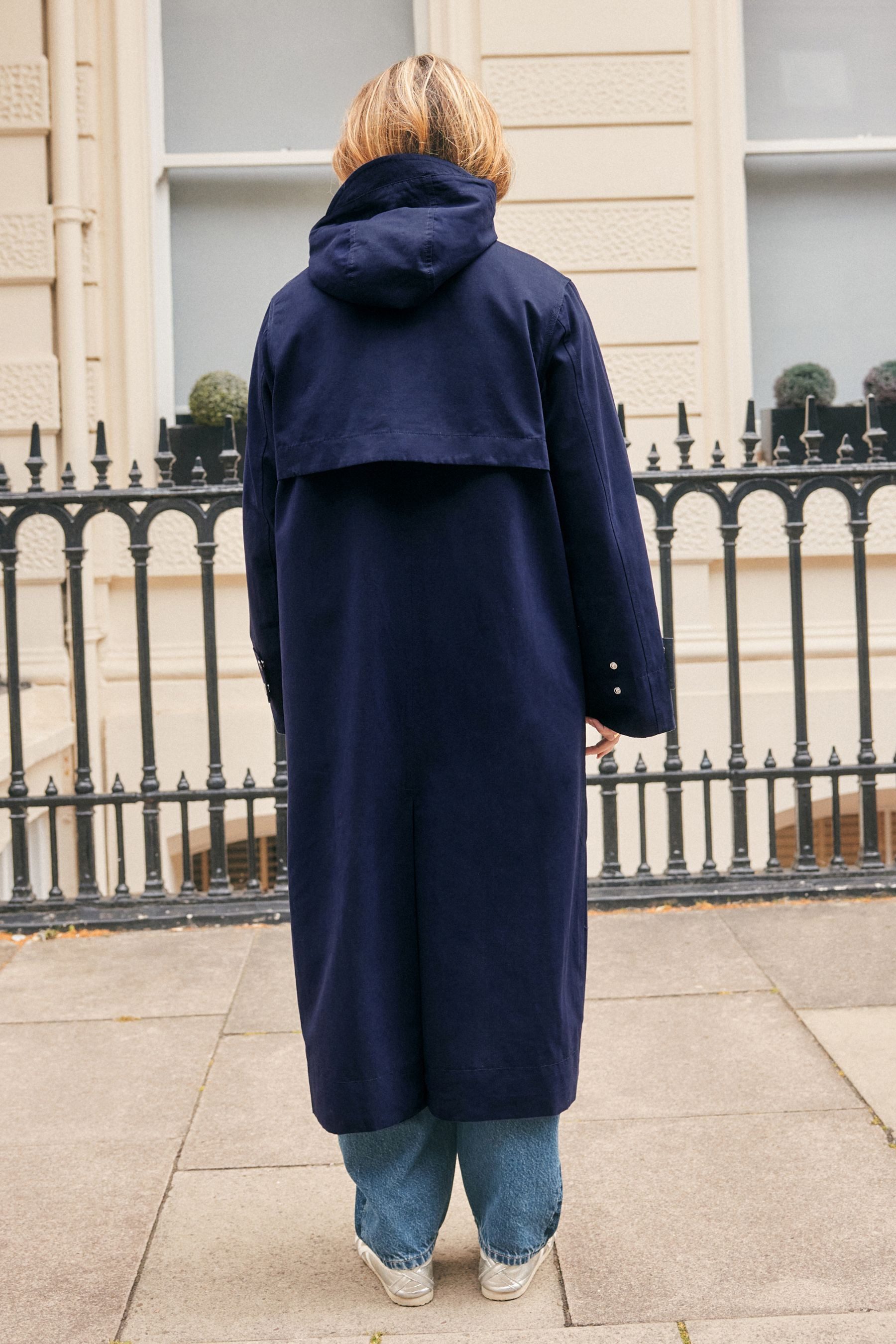 Next Regenmantel Regenmantel mit Kapuze, Kurzgröße (1-tlg)