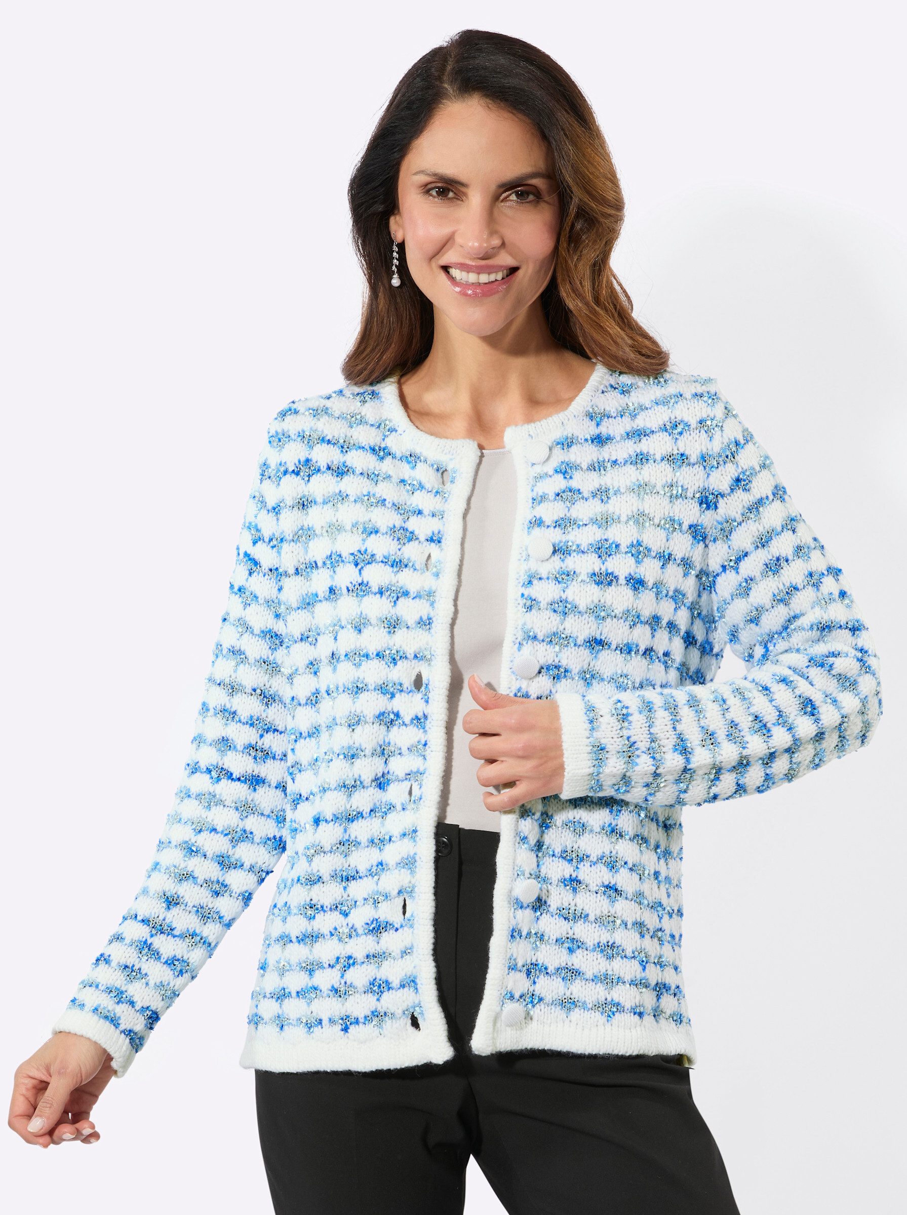 Strickjacke Cardigan Langarm