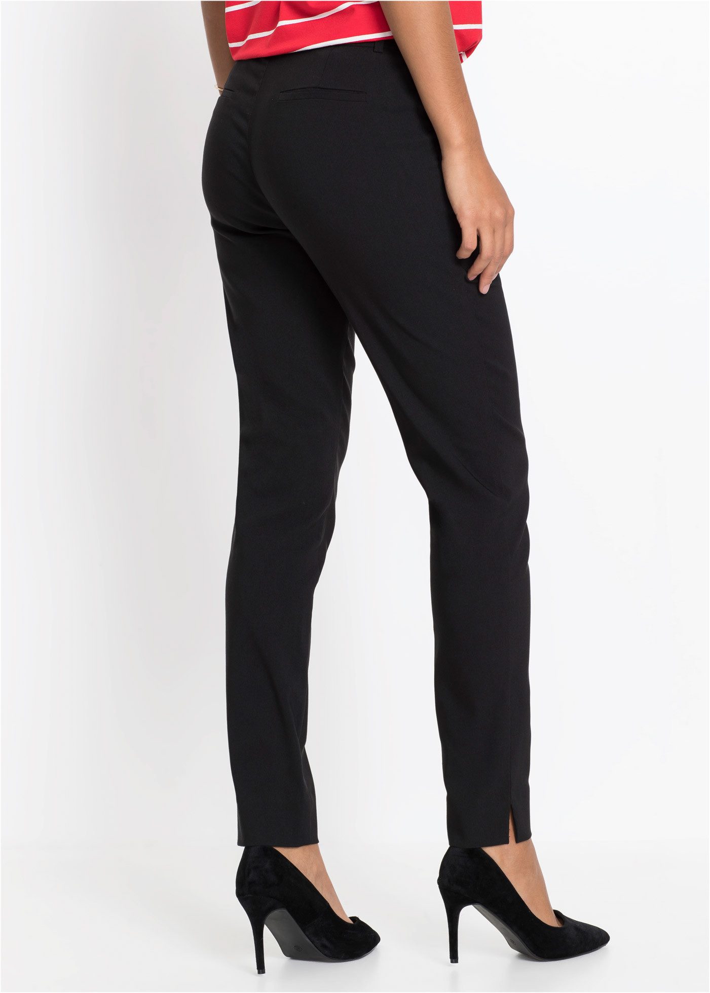 bonprix Stretch-Hose mit Elasthan-Anteil, Slim Fit Passform, femininer Stil günstig online kaufen