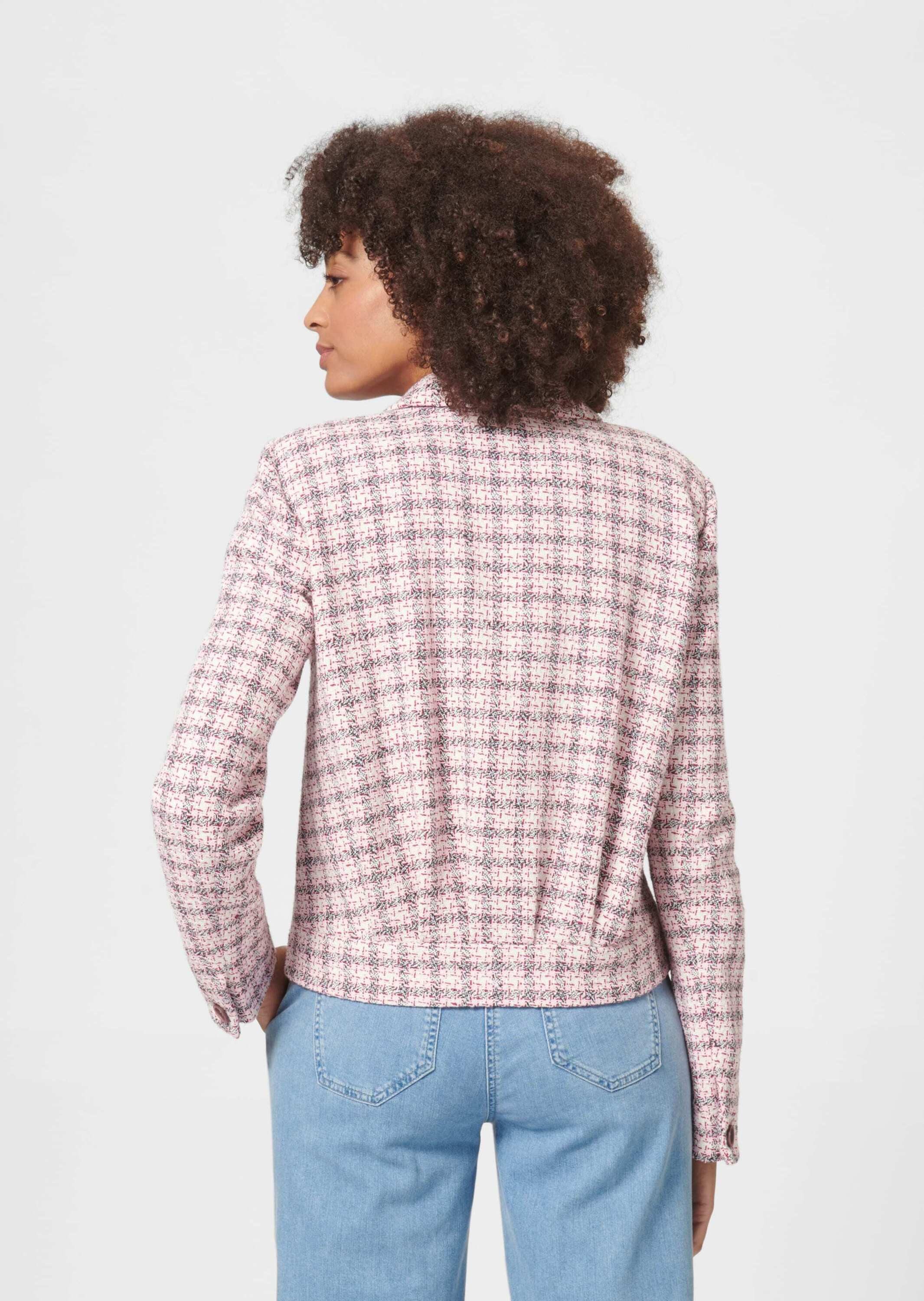 MADELEINE Outdoorjacke Tweedjacke mit Hemdkragen