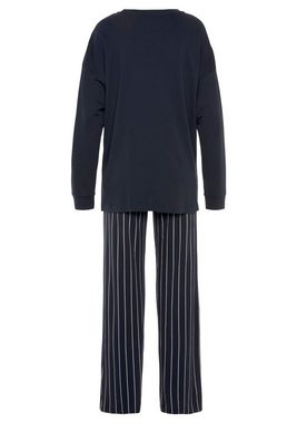 Schiesser Schlafanzug "Modern Nightwear" (2 tlg) in hochwertiger, angenehm weicher Interlock-Qualität