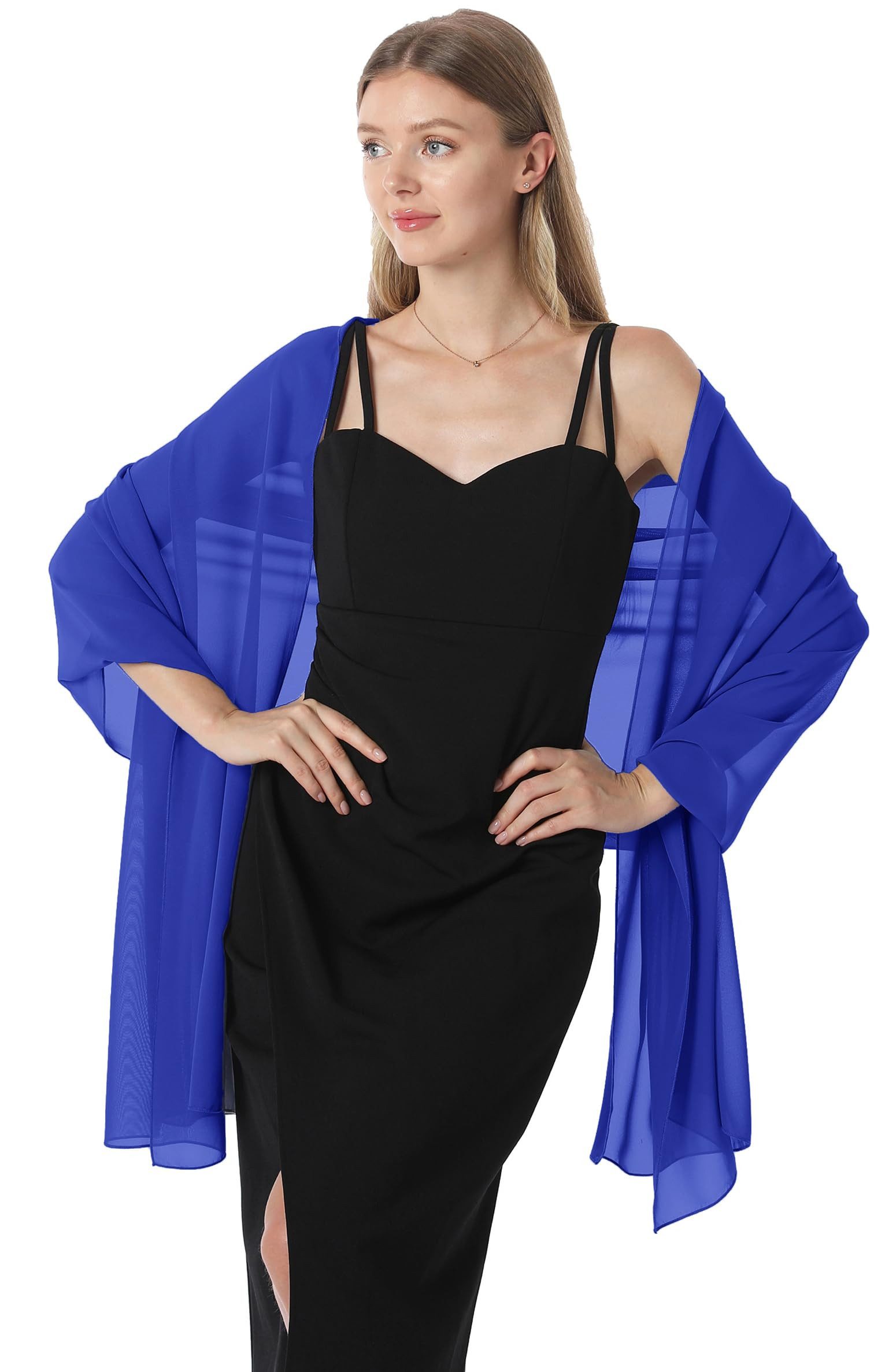 Cachito Modeschal Eleganter Damen Schal – Weiche Stola, (1-St), für Abendkleider, Hochzeiten & festliche Anlässe – Bild 3 von 5