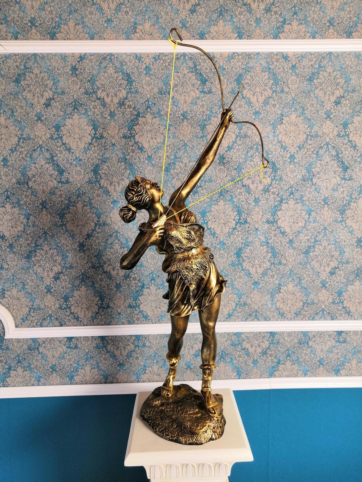 JVmoebel Skulptur Diana Göttin Bogen Pfeil XXL Designer Statue Figur Statuen