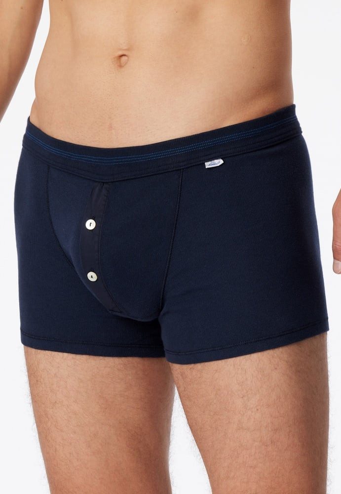 Schiesser Boxershorts Unterwäsche Revival Karl-Heinz dunkelblau Herren - 1 Stück