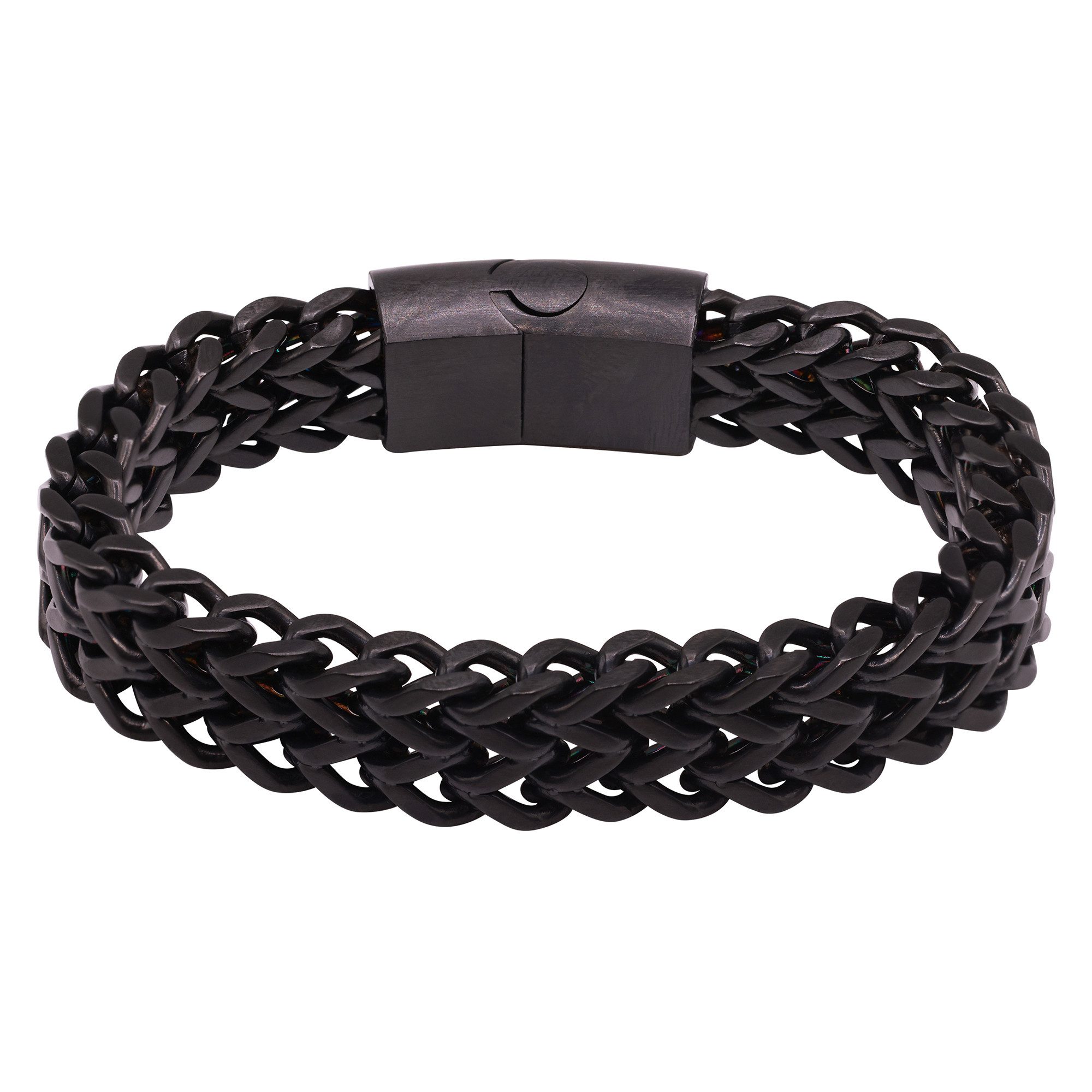 Heideman Armband Astra schwarz farben (Armband, inkl. Geschenkverpackung), Armkette Männer