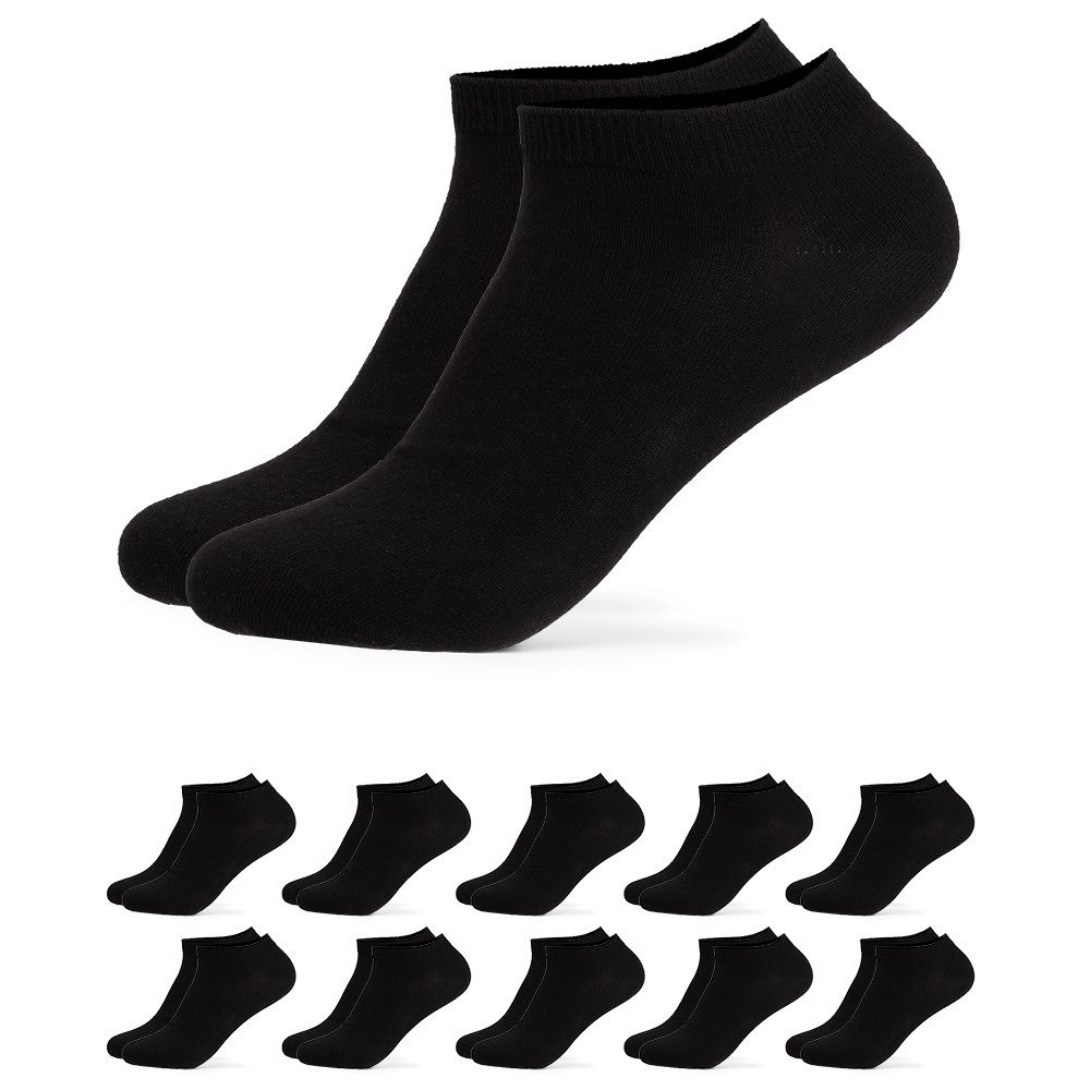 OCCULTO Sneakersocken Herren 100% Baumwolle Sneaker Socken 10er Pack (Model günstig online kaufen