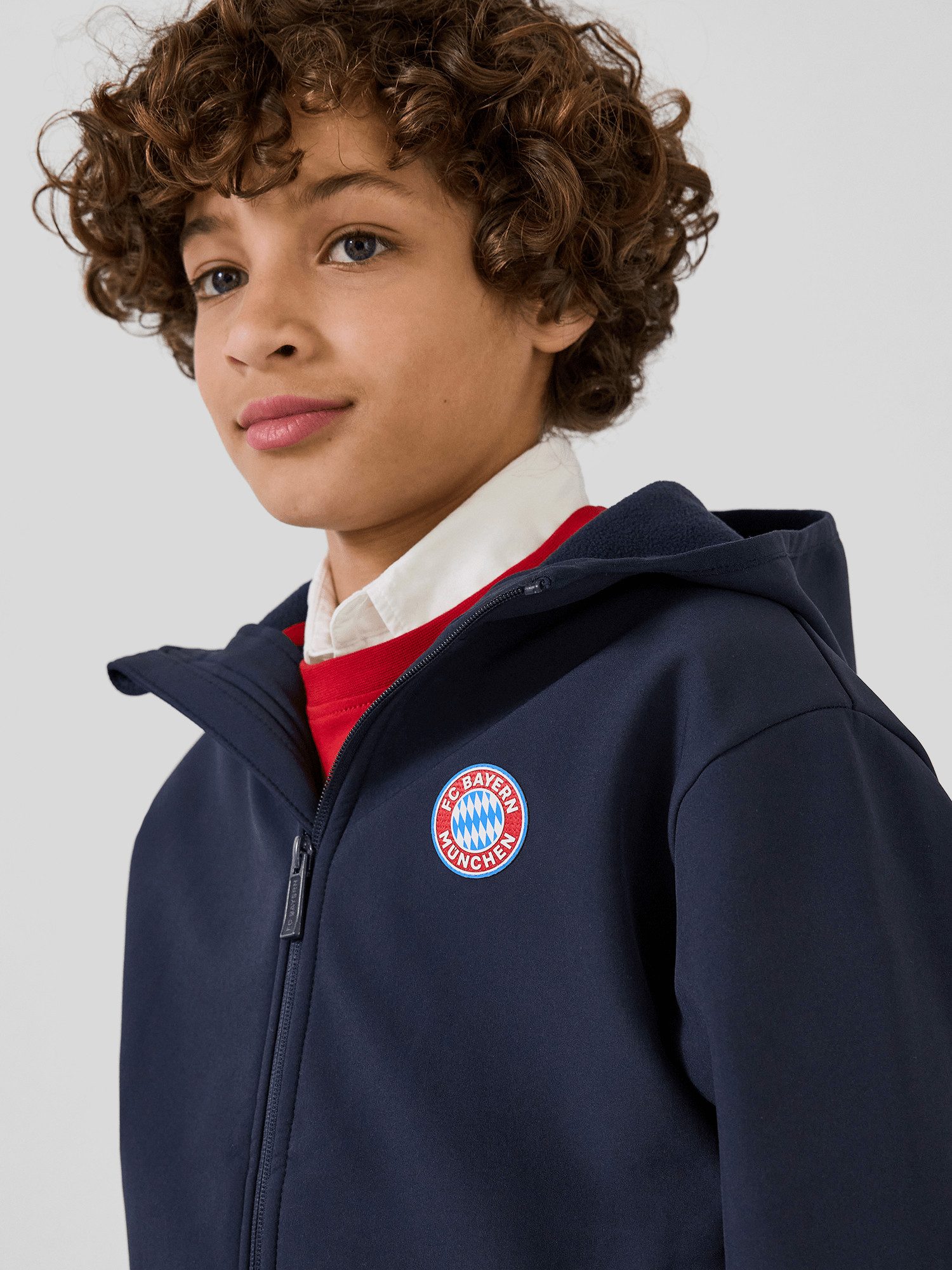 FC Bayern München Softshelljacke FC Bayern München, Softshelljacke Essentials, Kinder, Navy