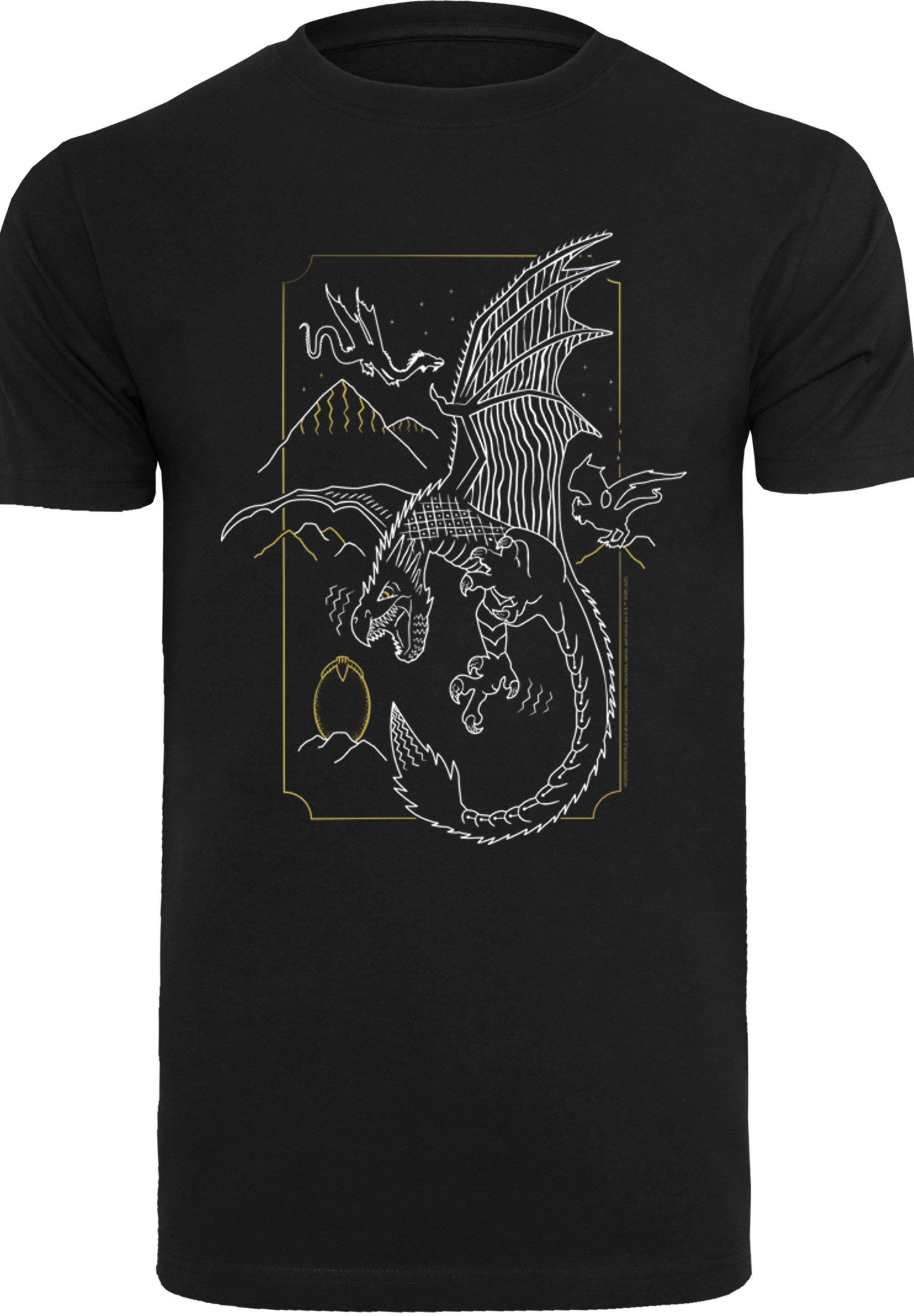 F4NT4STIC T-Shirt Harry Potter Dragon Line günstig online kaufen